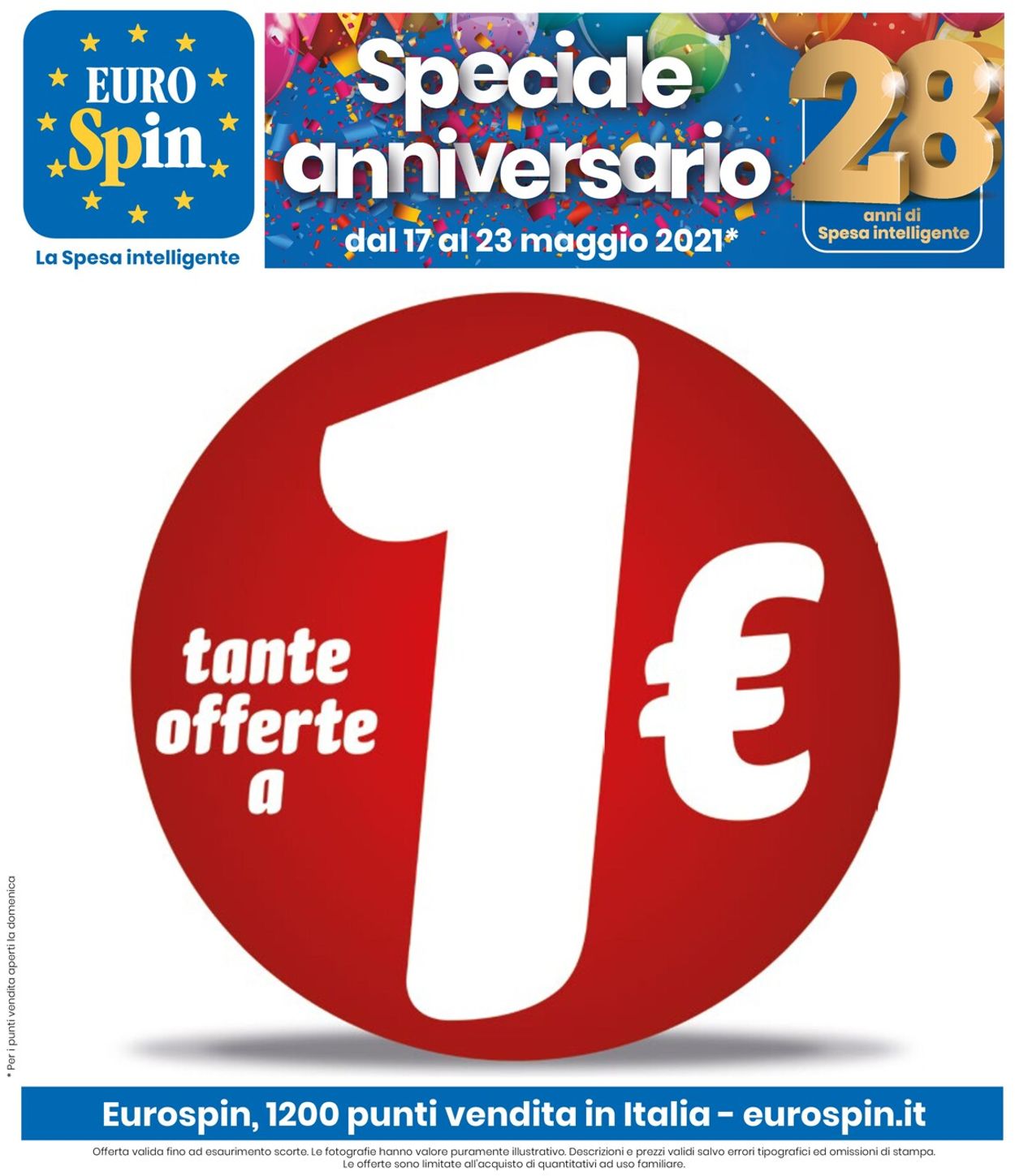 Volantino EURO Spin - Offerte 17/05-23/05/2021