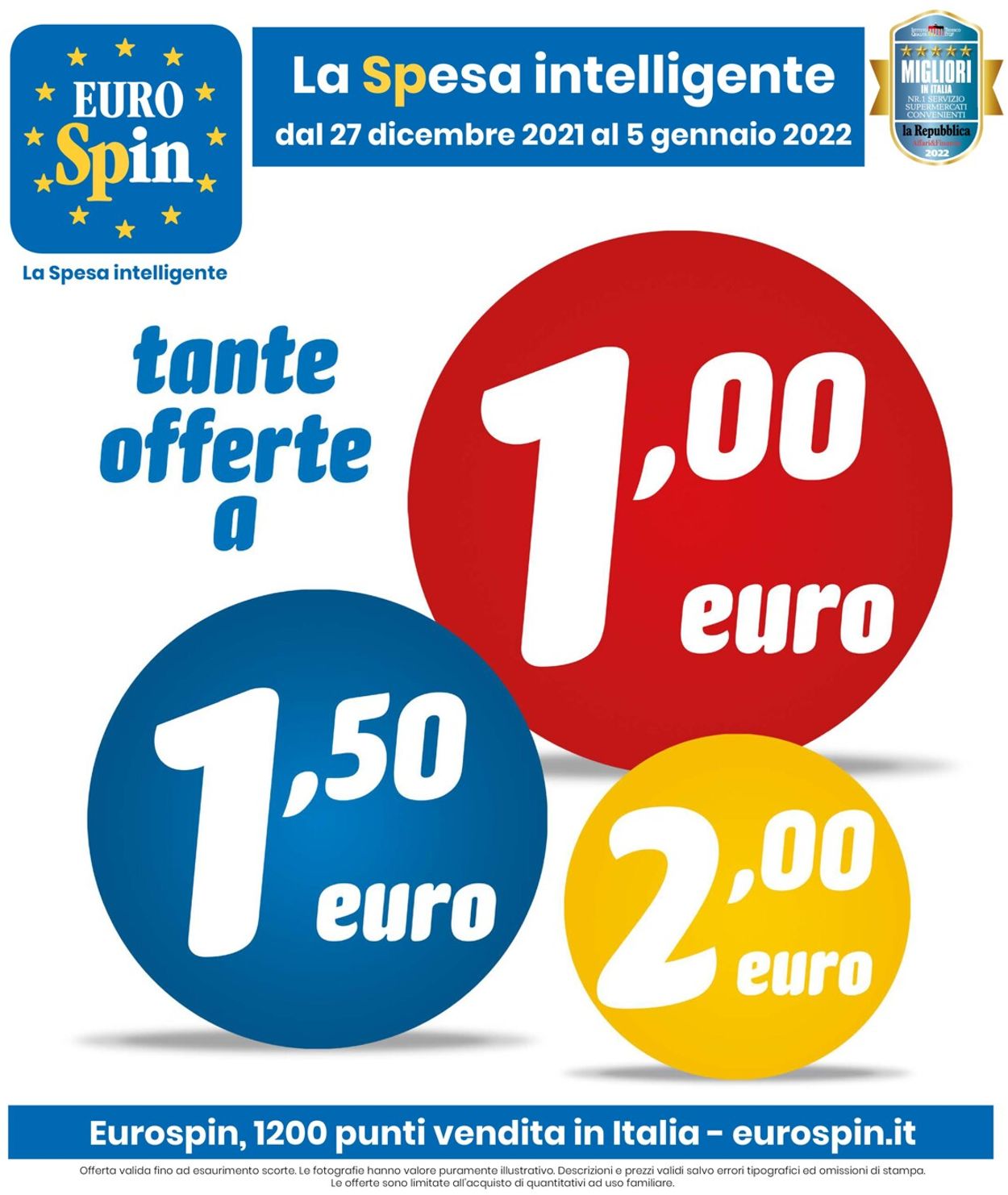 Volantino EURO Spin - Offerte 27/12-05/01/2022