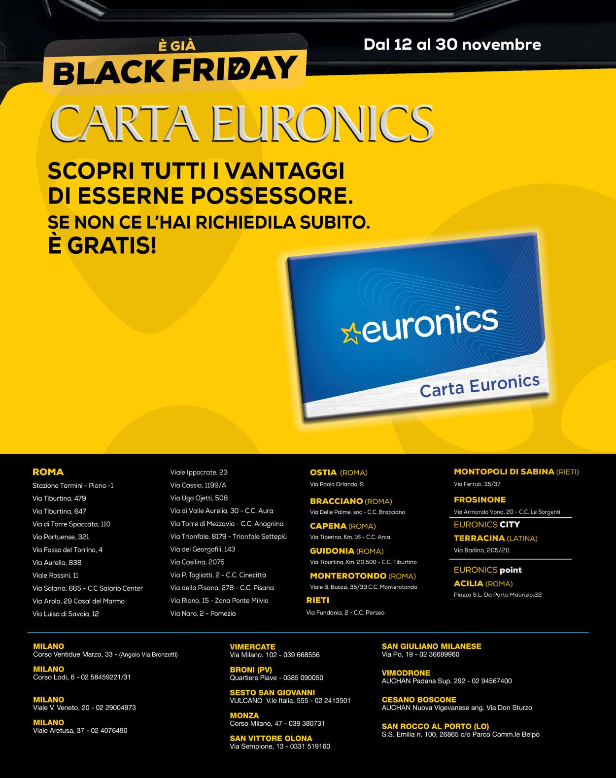 Volantino Euronics - BLACK FRIDAY 2020 - Offerte 11/11-30/11/2020 (Pagina 25)