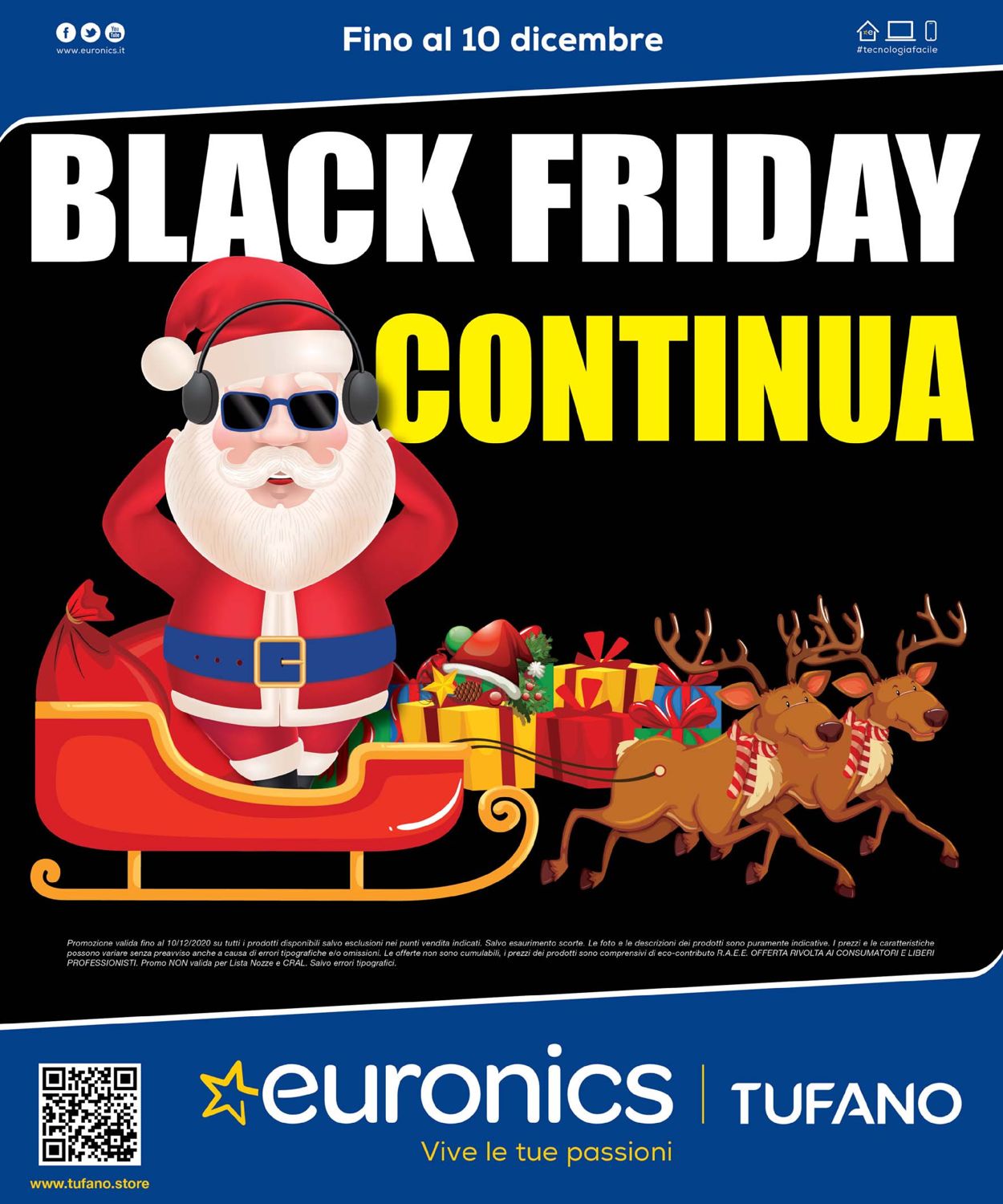 Volantino Euronics - Natale 2020 - Offerte 01/12-10/12/2020