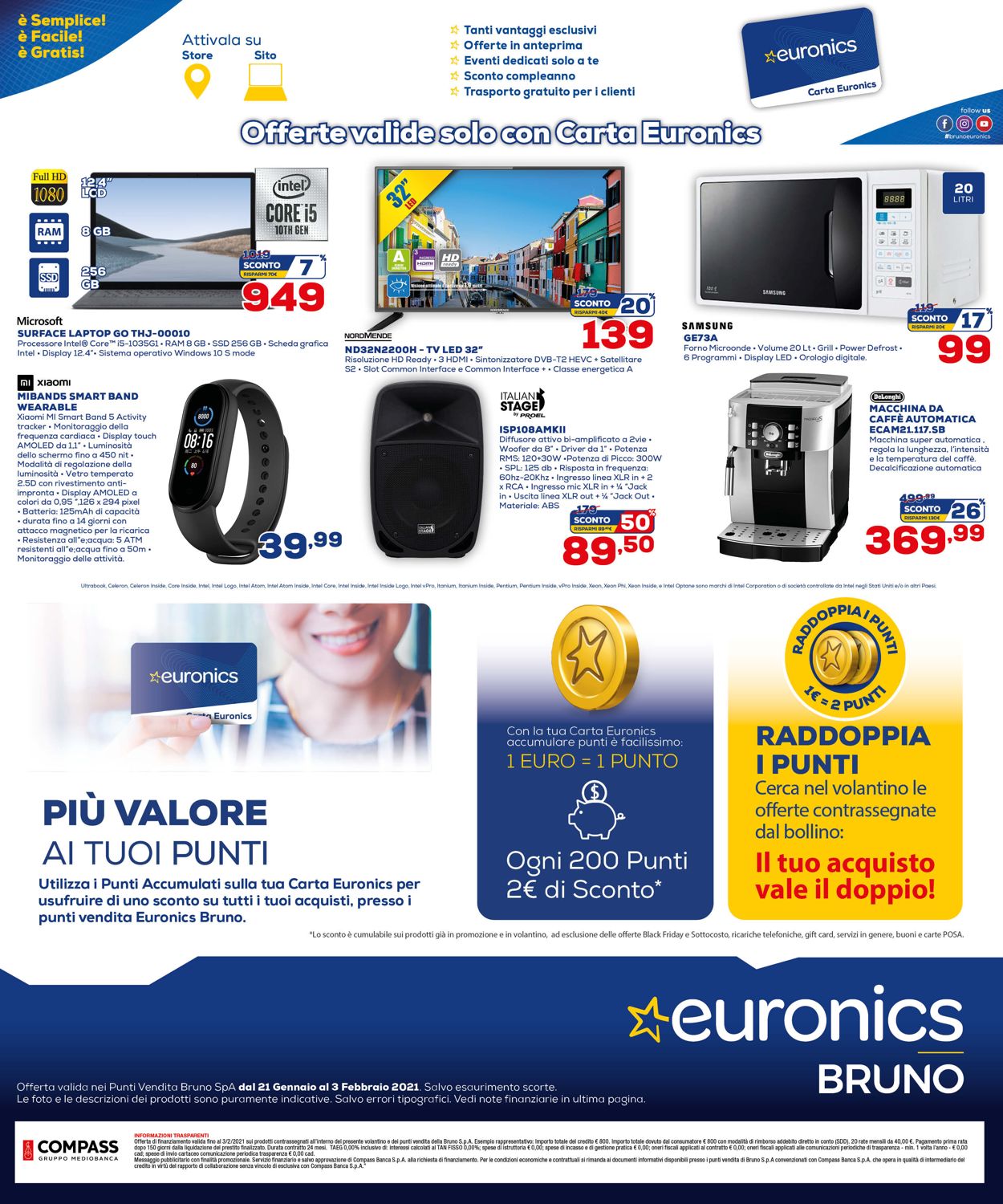 Volantino Euronics Bruno - Offerte 21/01-03/02/2021 (Pagina 16)