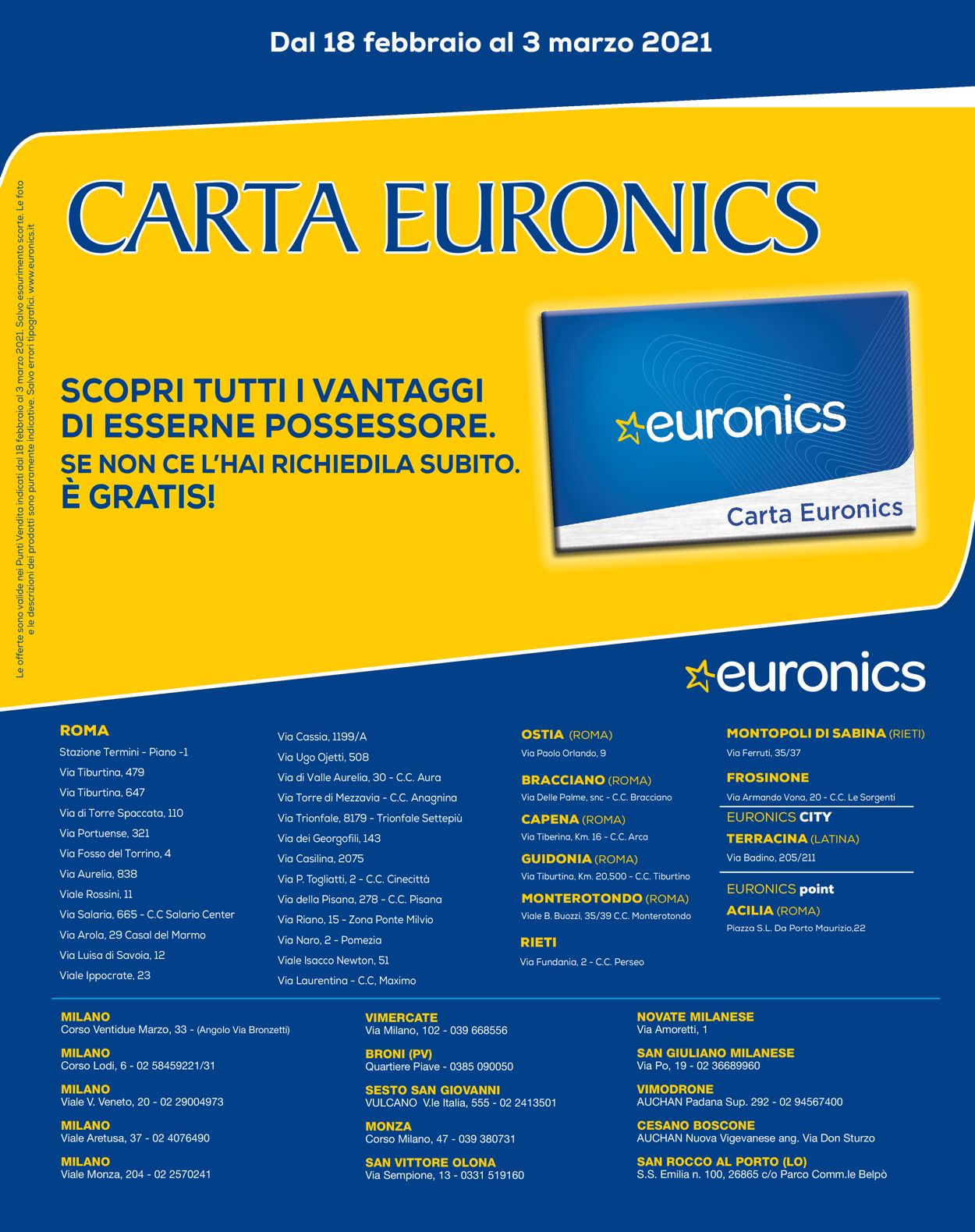 Volantino Euronics - Offerte 18/02-03/03/2021 (Pagina 31)