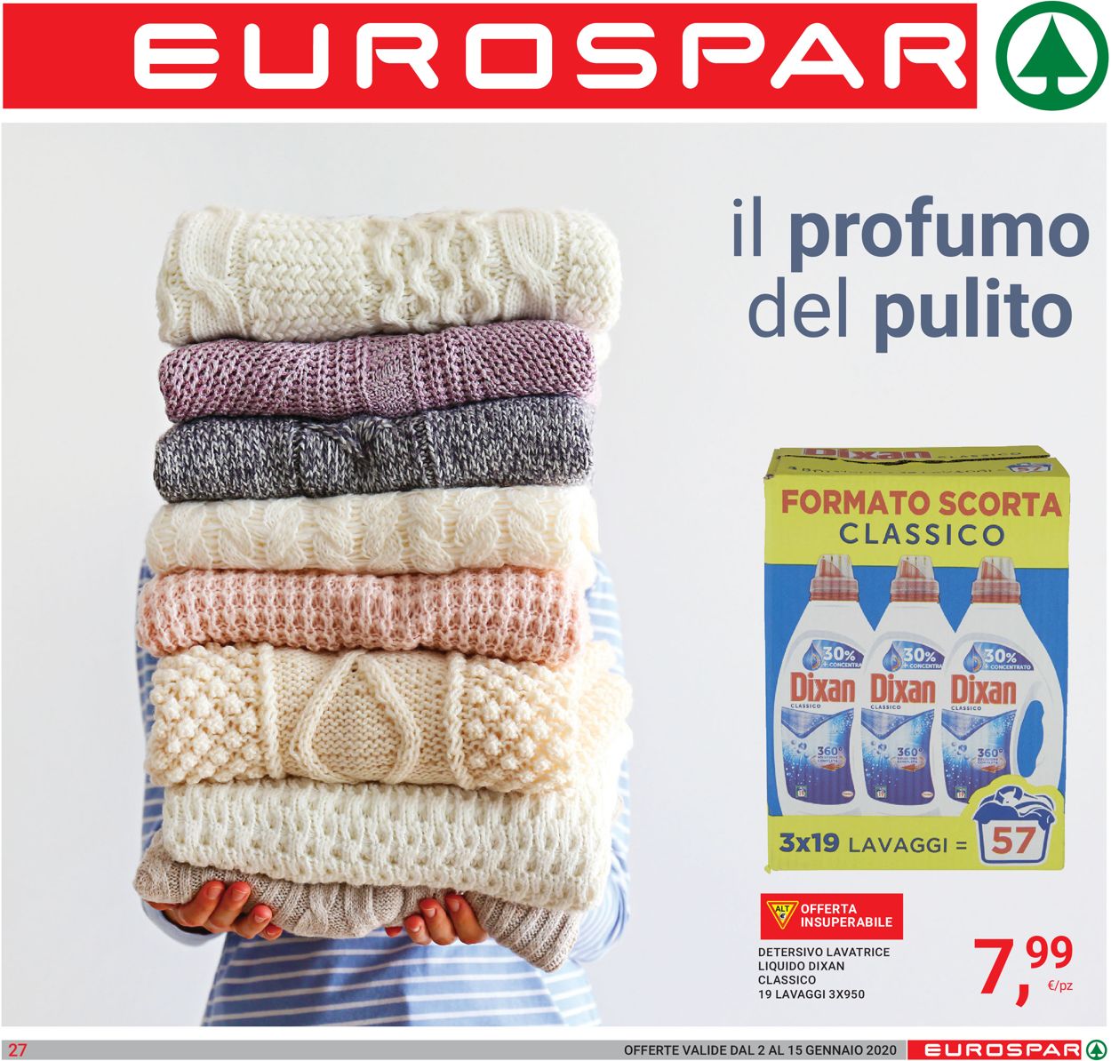 Volantino Eurospar - Offerte 02/01-15/01/2020 (Pagina 27)