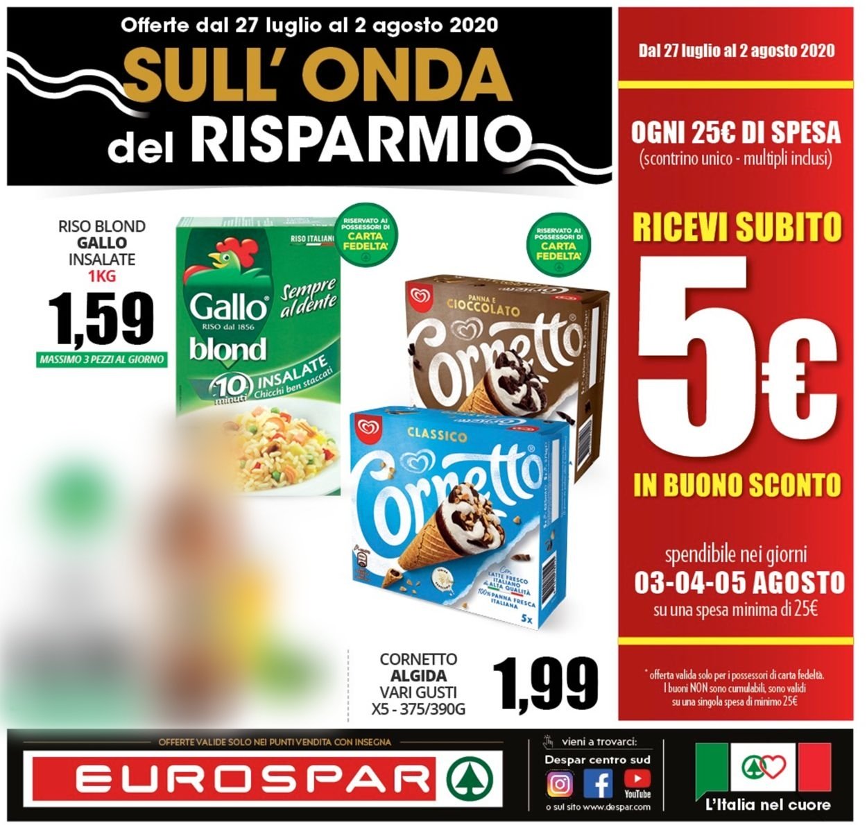Volantino Eurospar - Offerte 27/07-02/08/2020