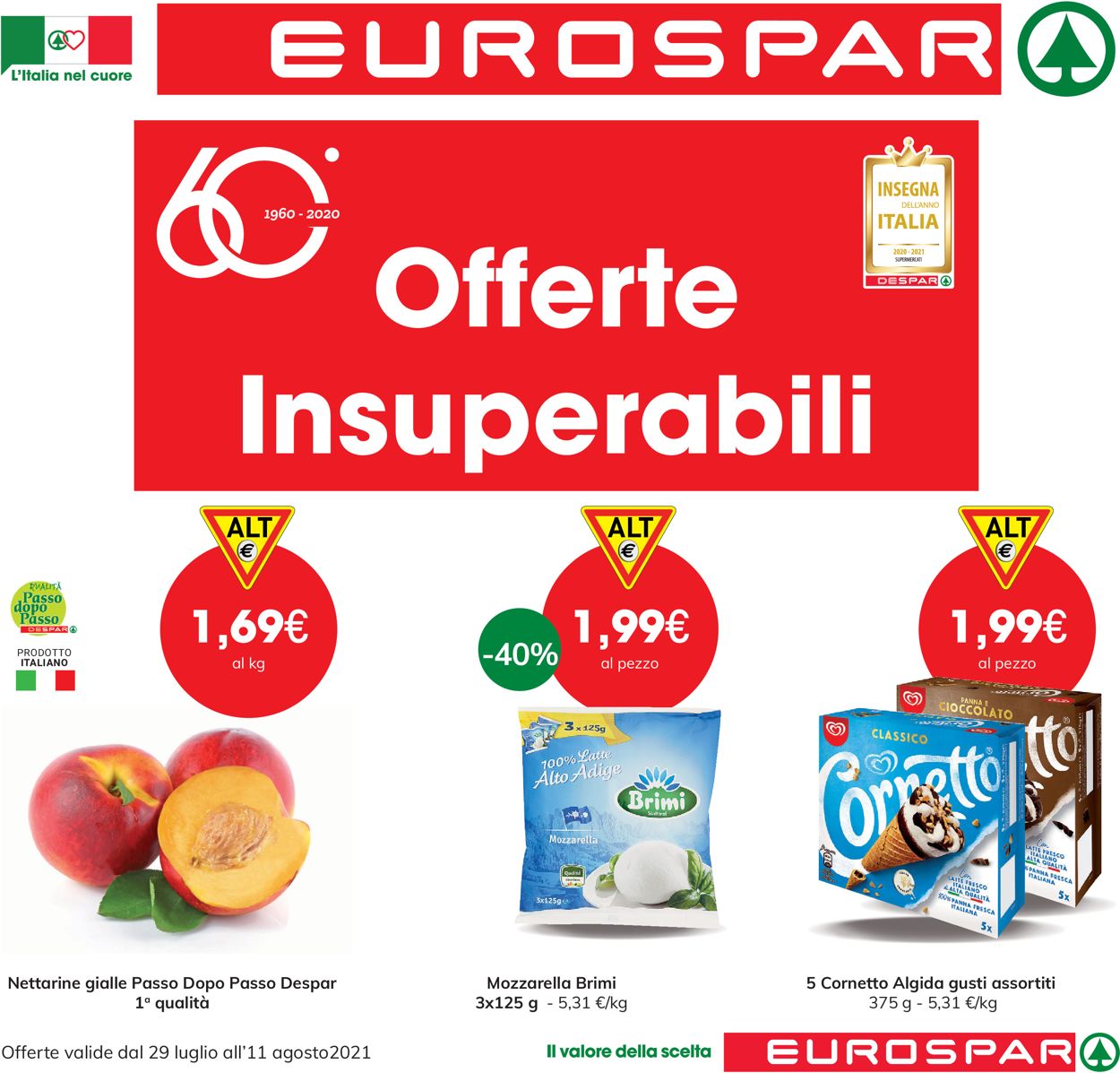 Volantino Eurospar - Offerte 29/07-11/08/2021