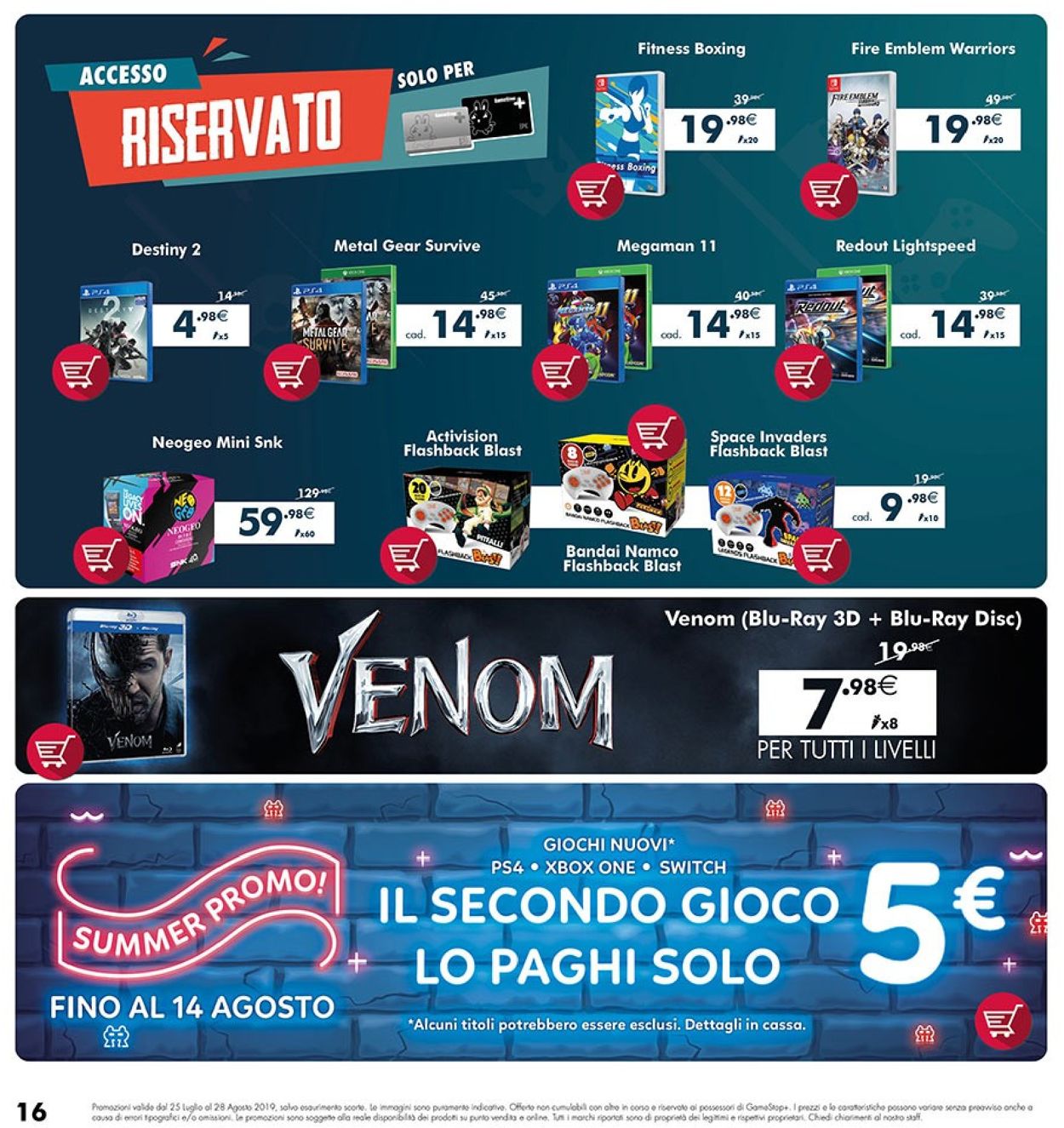 Volantino Gamestop - Offerte 25/07-28/08/2019 (Pagina 16)