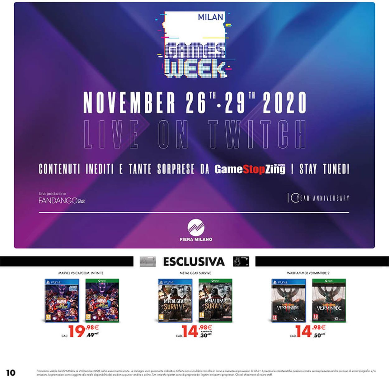 Volantino Gamestop - Black Friday 2020 - Offerte 29/10-02/12/2020 (Pagina 11)
