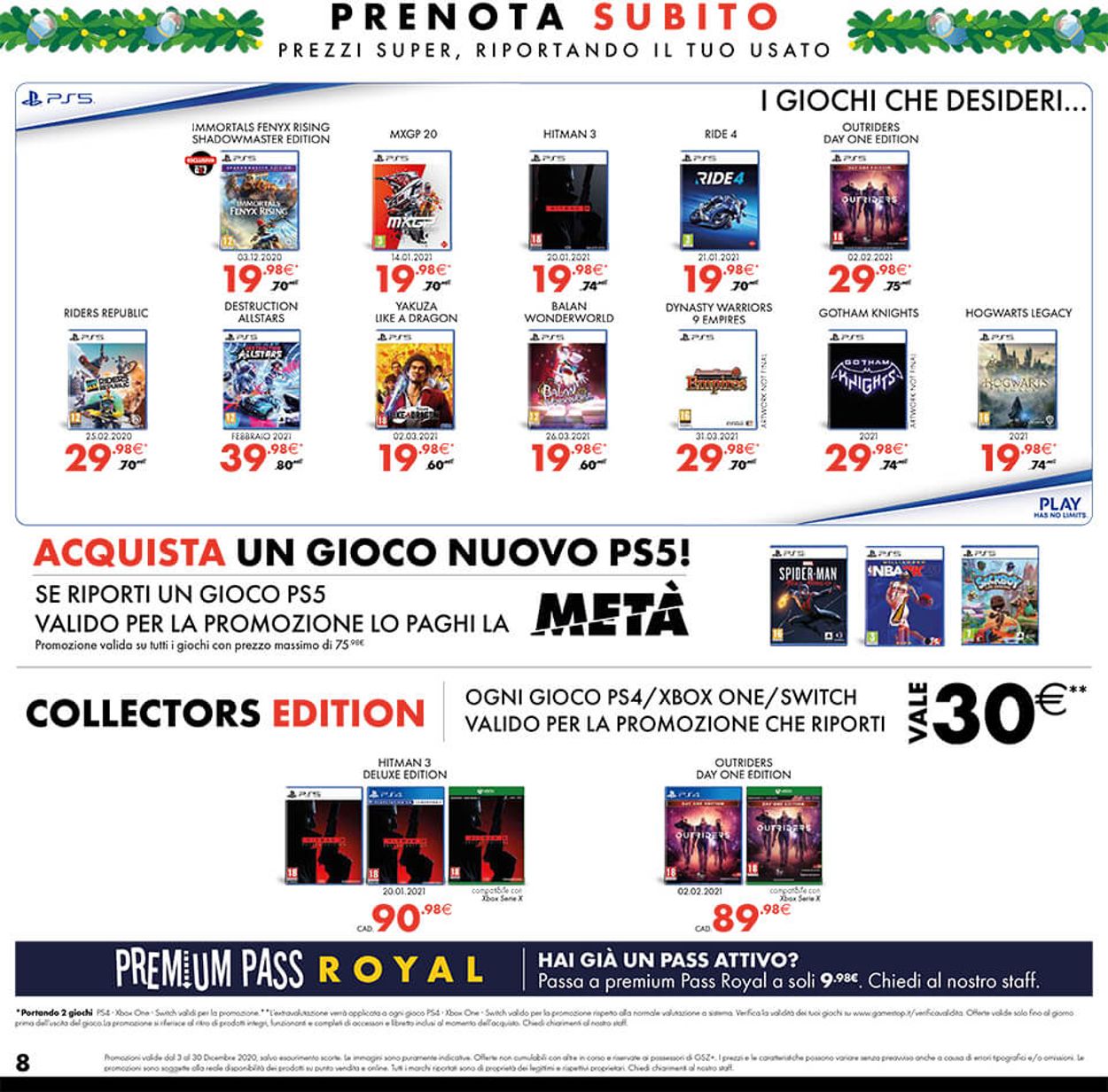 Volantino Gamestop - Natale 2020 - Offerte 03/12-30/12/2020 (Pagina 8)