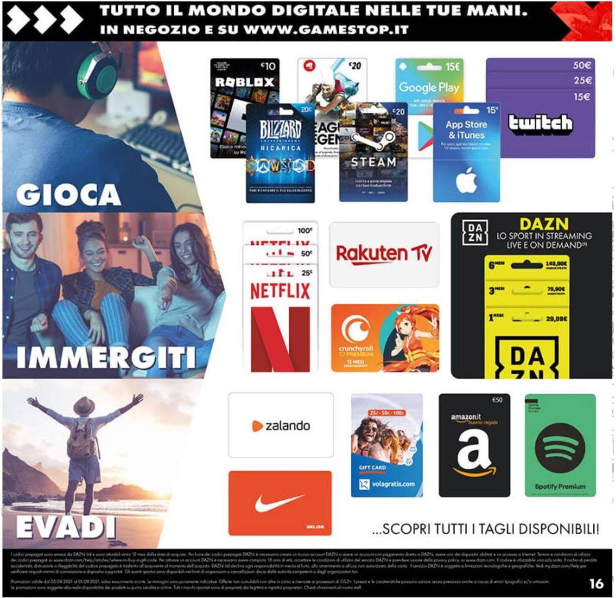 Volantino Gamestop - Offerte 05/08-01/09/2021 (Pagina 16)