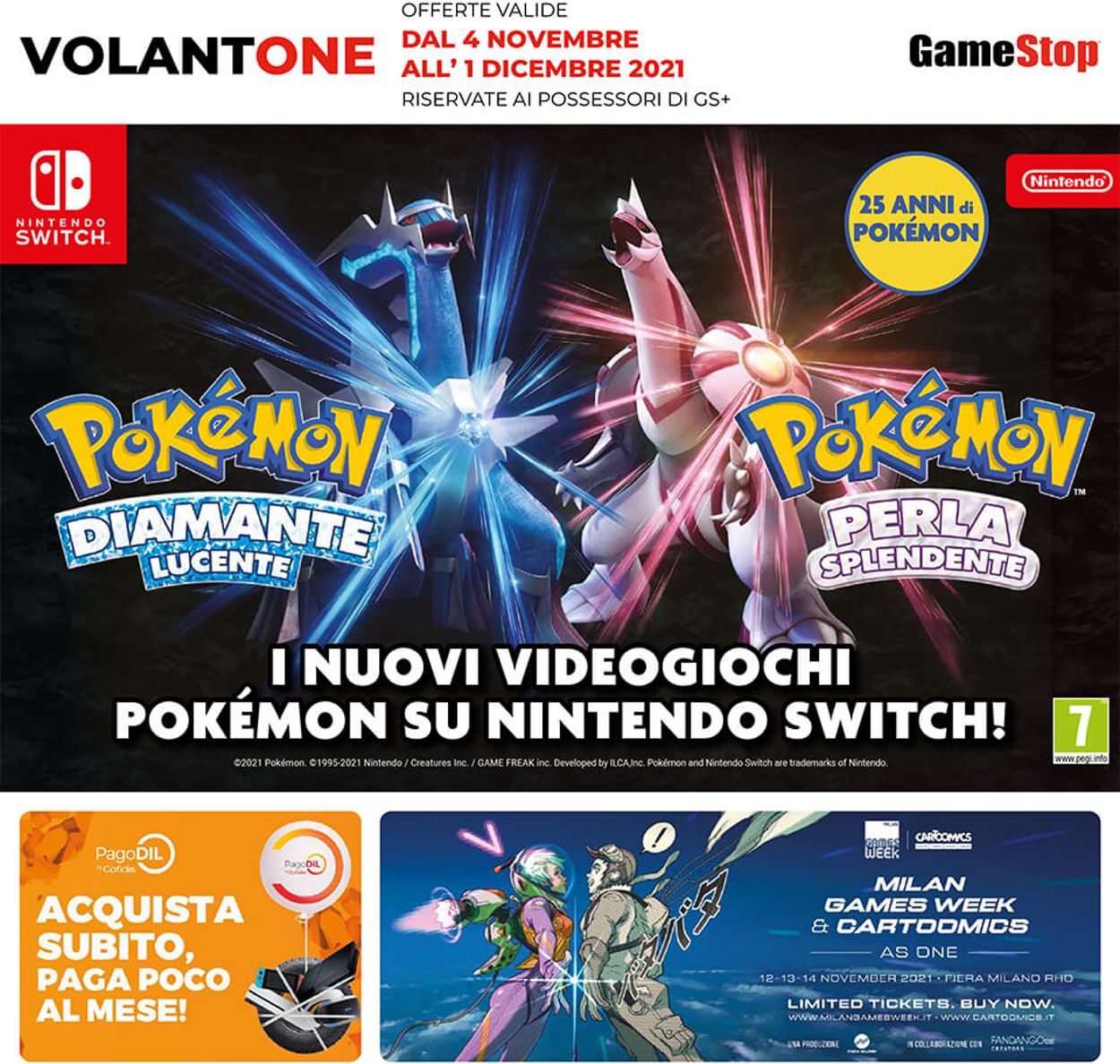 Volantino Gamestop - Offerte 04/11-01/12/2021