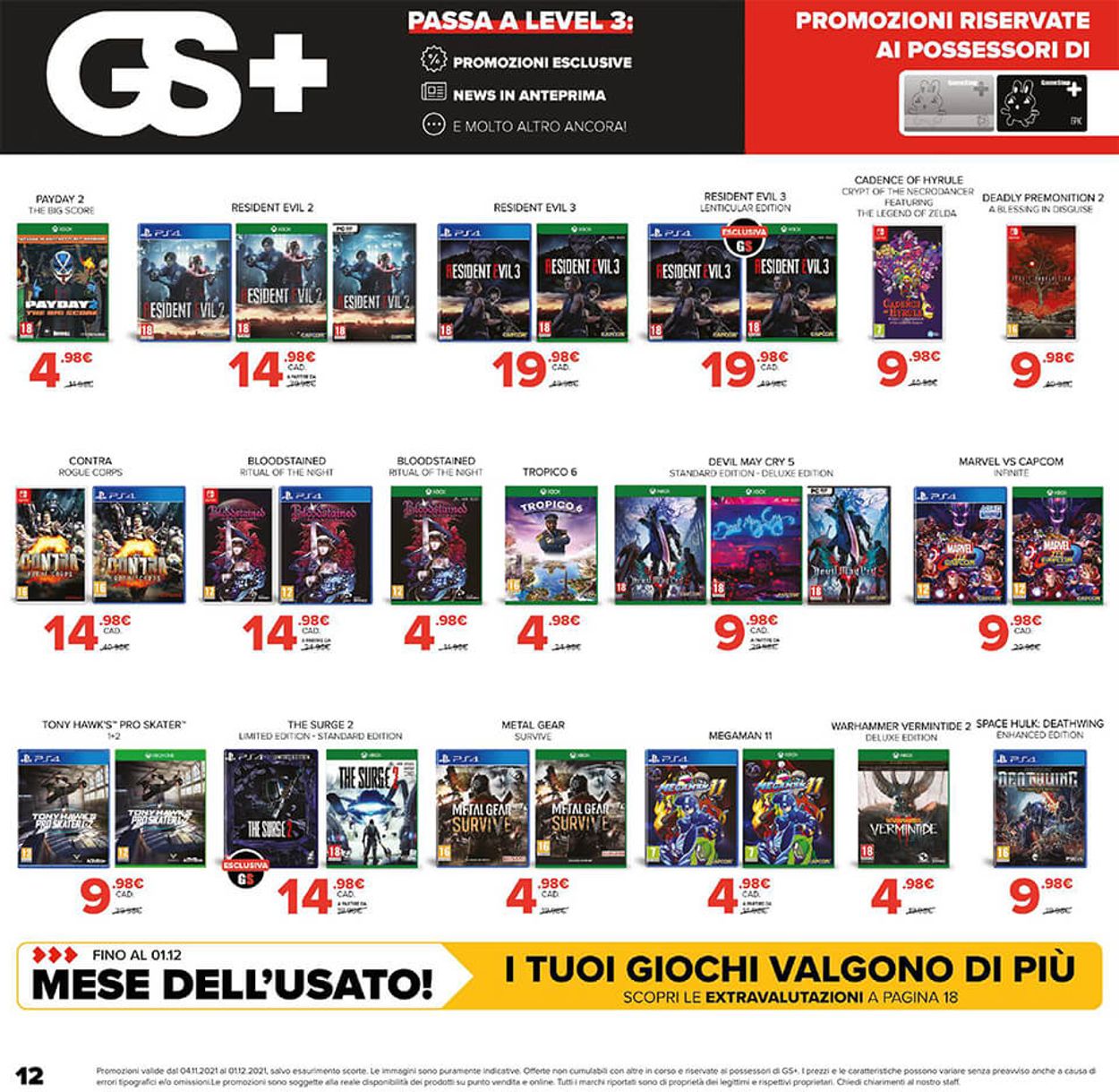 Volantino Gamestop - Offerte 04/11-01/12/2021 (Pagina 12)