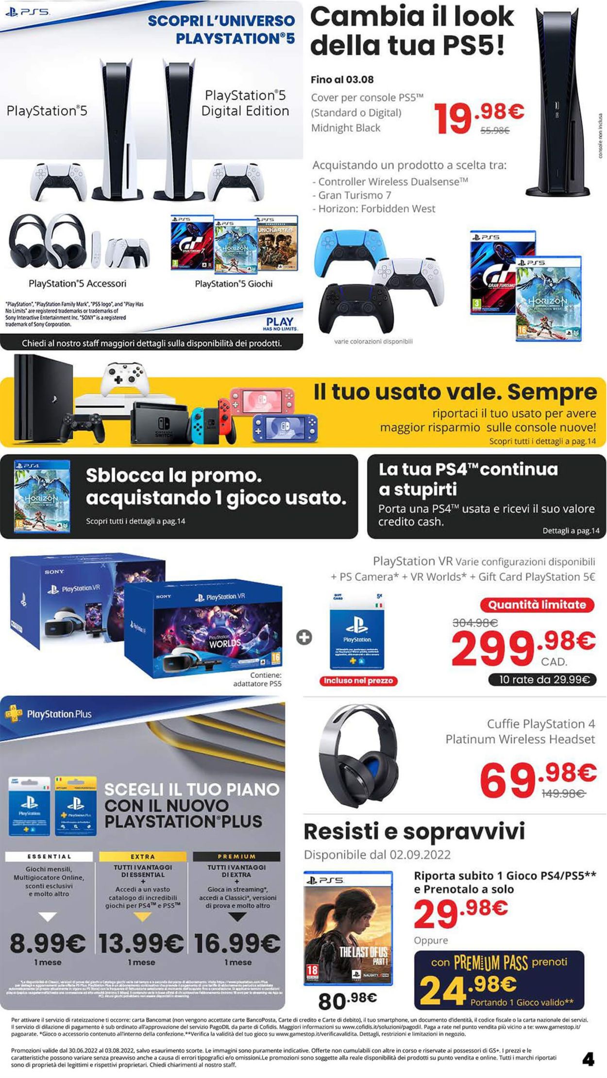Volantino Gamestop - Offerte 30/06-03/08/2022 (Pagina 4)