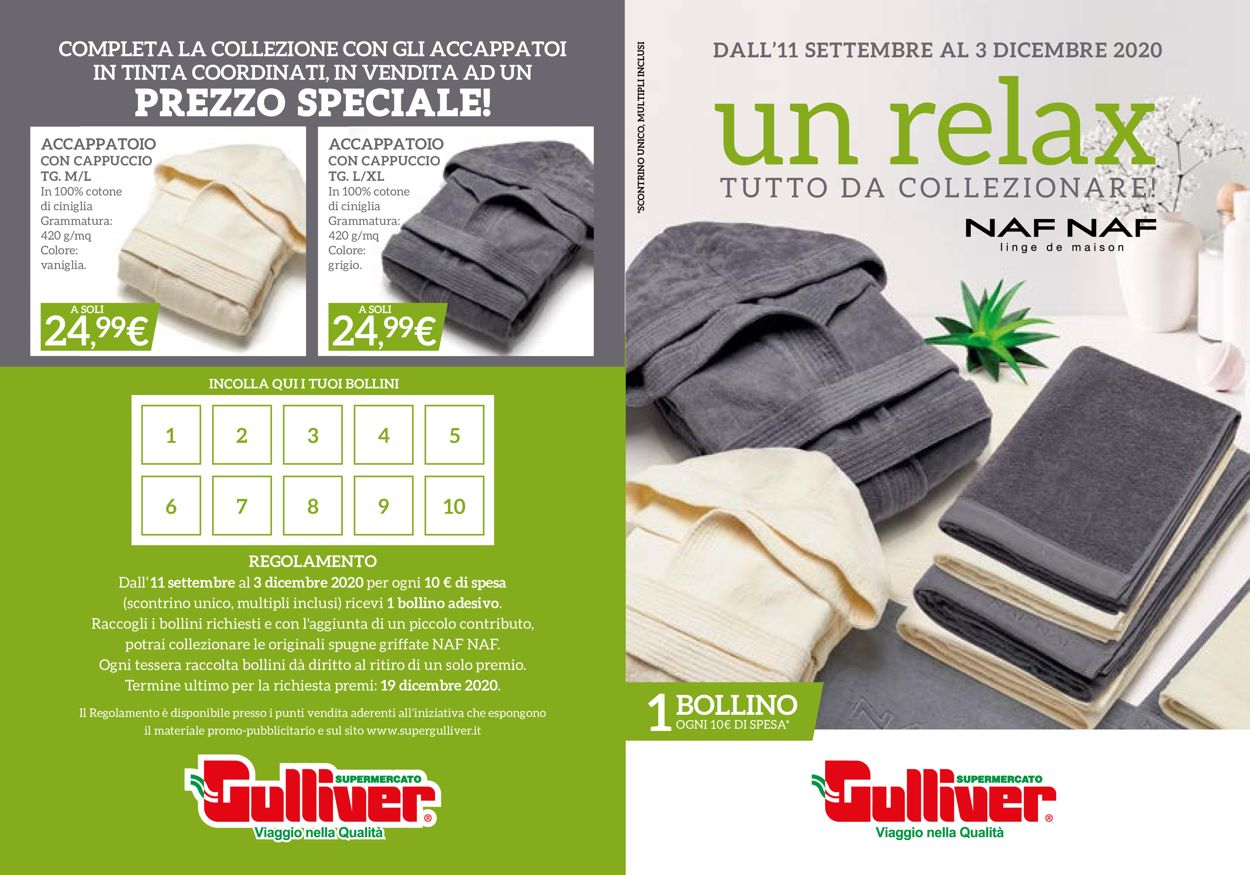 Volantino Gulliver - Offerte 11/09-03/12/2020