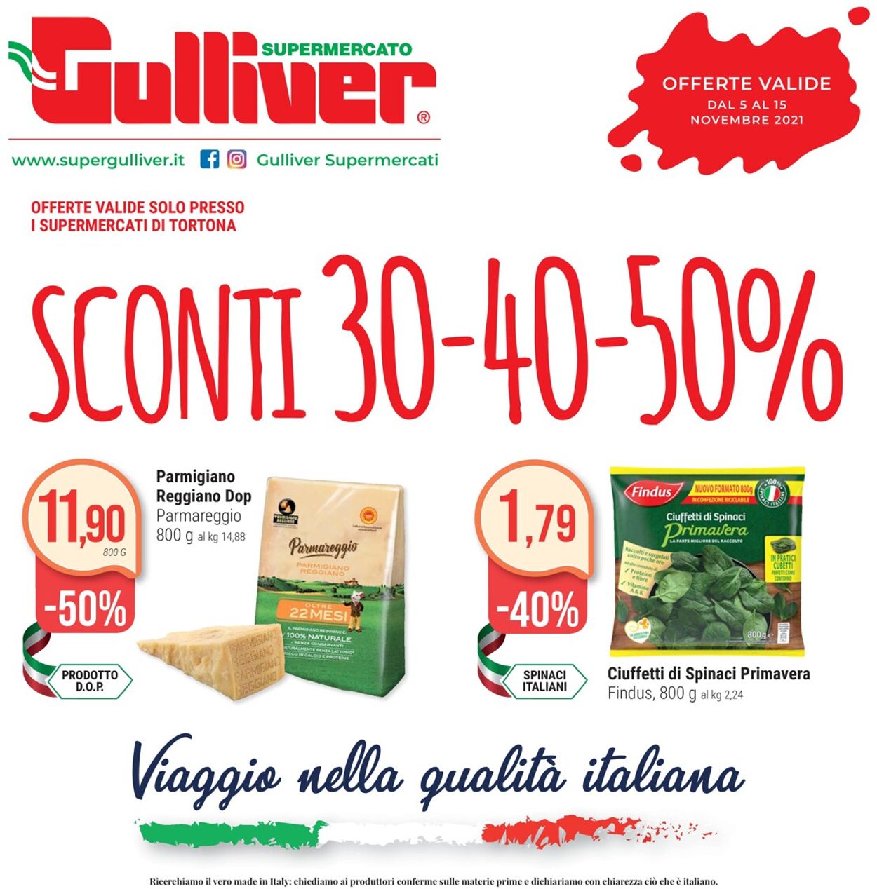 Volantino Gulliver - Offerte 05/11-15/11/2021