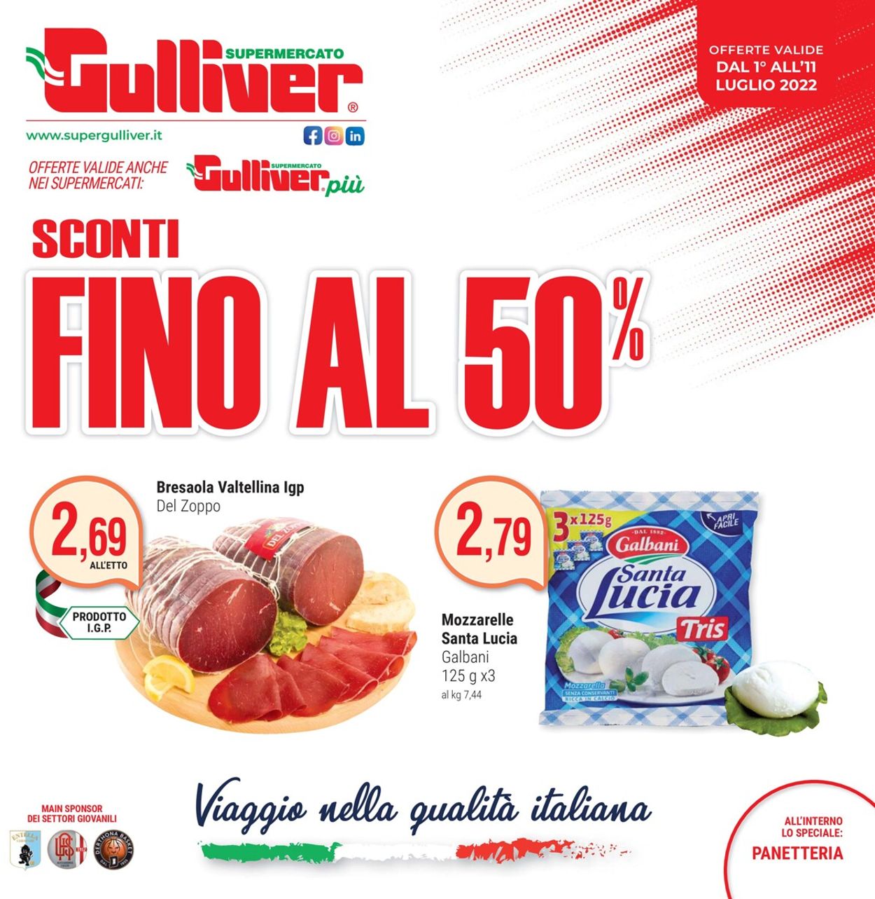 Volantino Gulliver - Offerte 01/07-11/07/2022