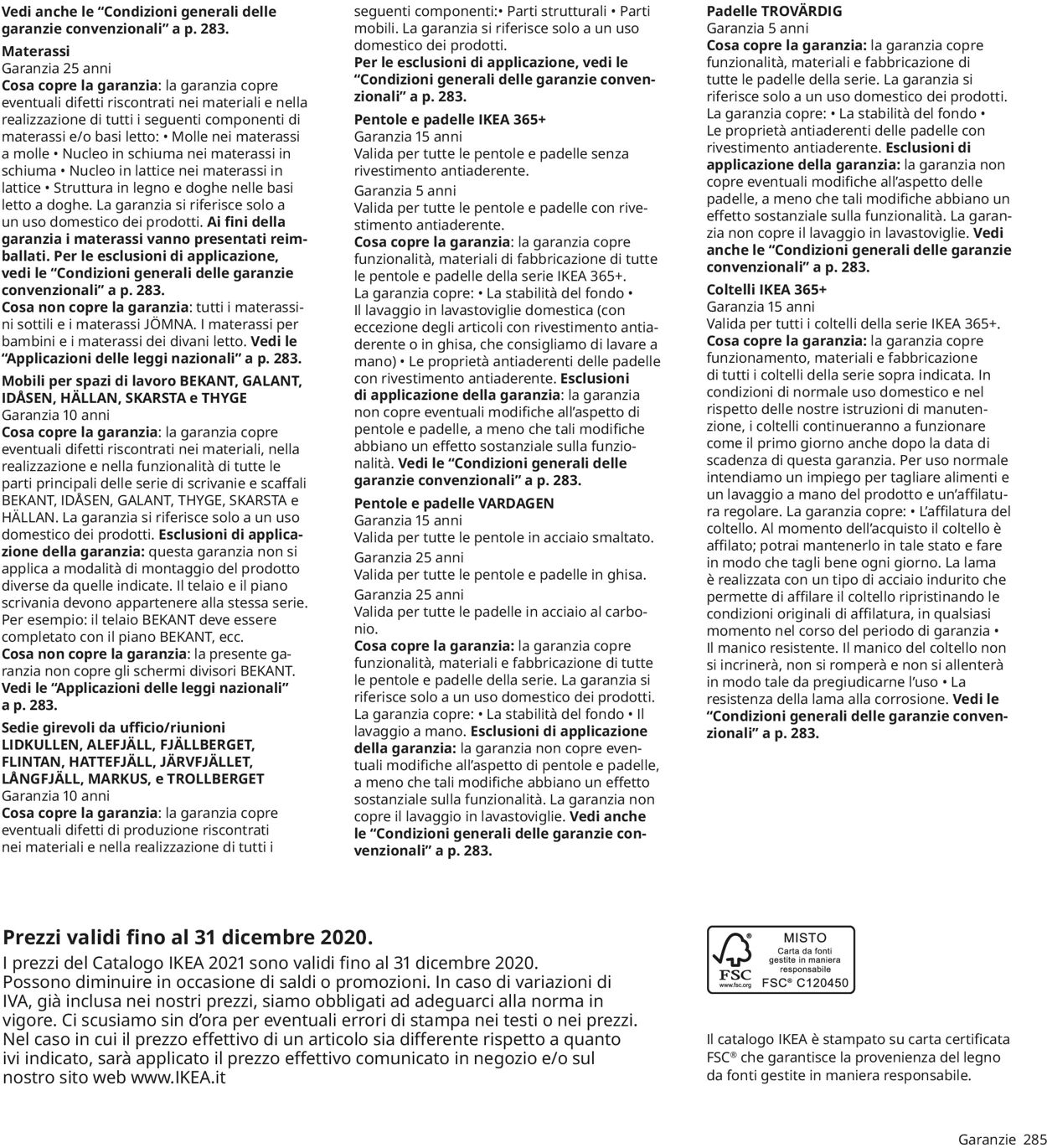 Volantino IKEA - Offerte 21/08-31/12/2020 (Pagina 285)