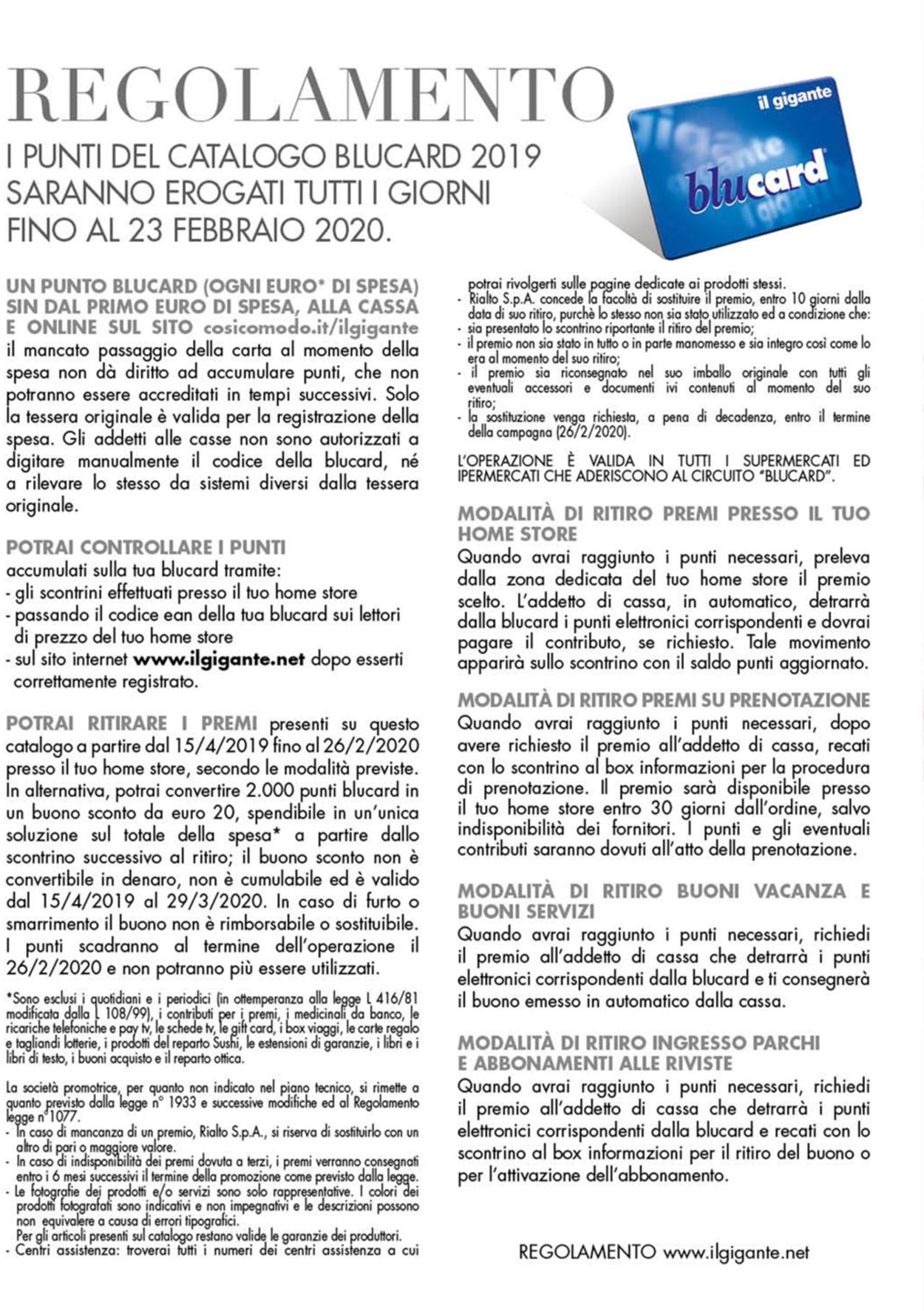 Volantino Il Gigante - Offerte 26/04-26/02/2020 (Pagina 4)