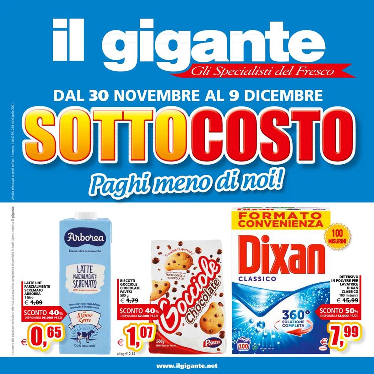 Volantino Il Gigante - Offerte 30/11-09/12/2020