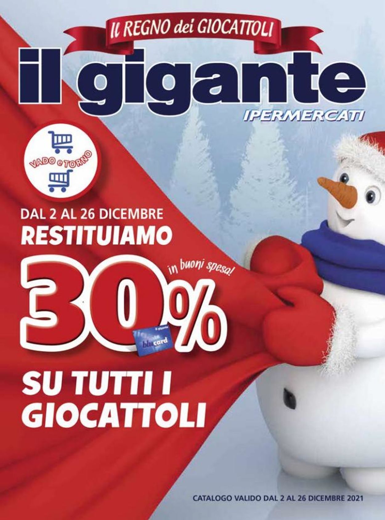 Volantino Il Gigante - Natale 2021 - Offerte 02/12-26/12/2021