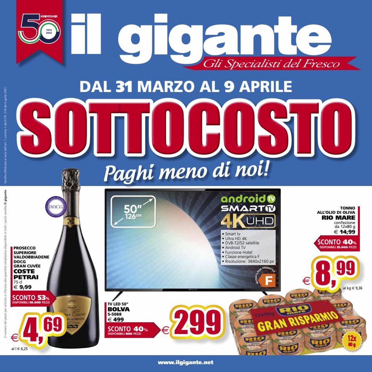 Volantino Il Gigante - Offerte 31/03-09/04/2022