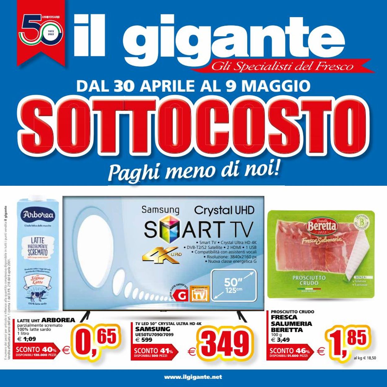 Volantino Il Gigante - Offerte 30/04-09/05/2022