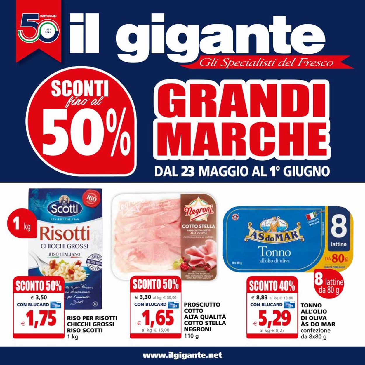 Volantino Il Gigante - Offerte 23/05-01/06/2022