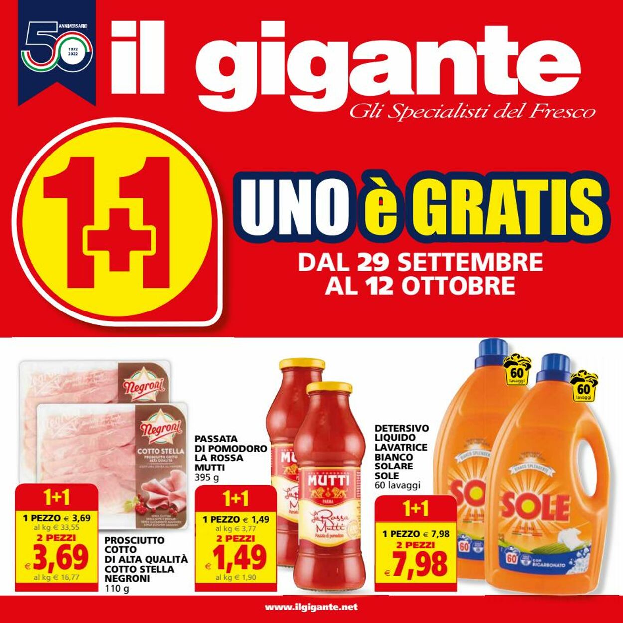 Volantino Il Gigante - Offerte 29/09-12/10/2022