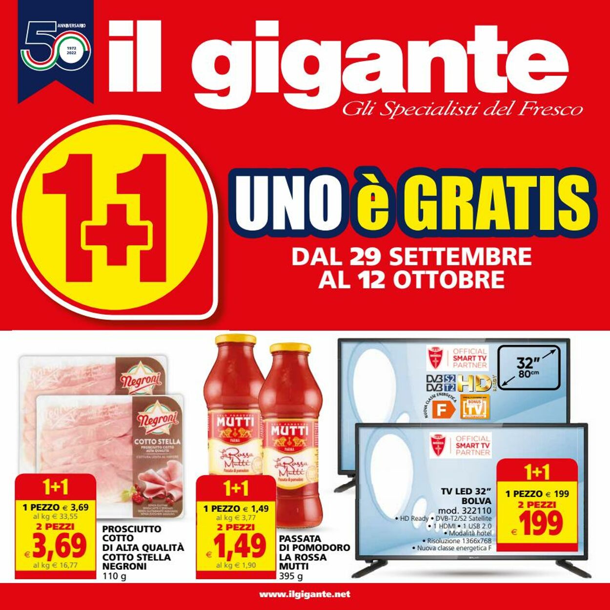 Volantino Il Gigante - Offerte 29/09-12/10/2022