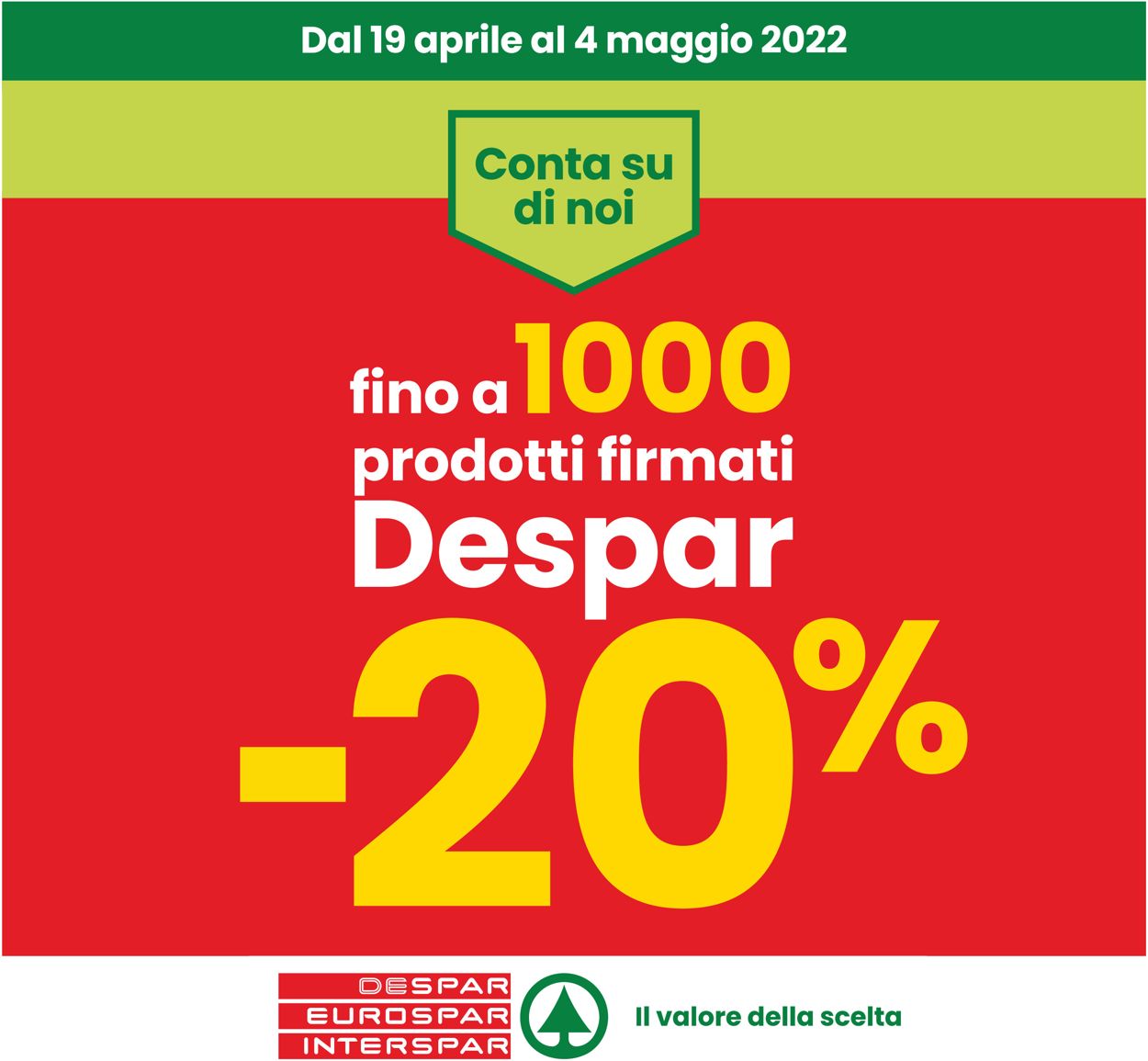 Volantino Interspar - Offerte 19/04-04/05/2022