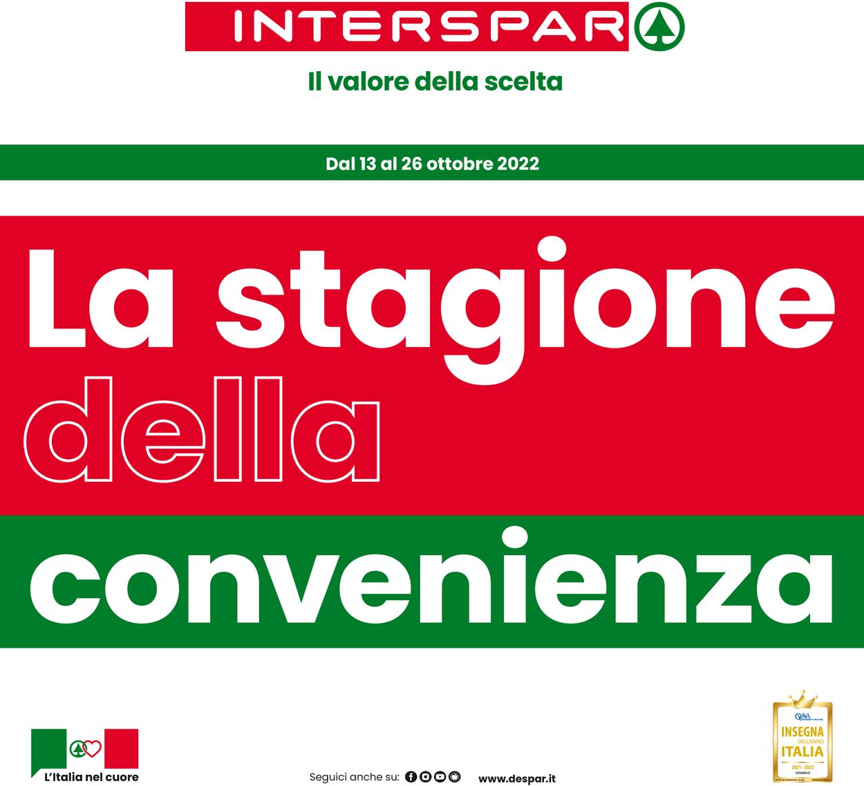 Volantino Interspar - Offerte 13/10-26/10/2022