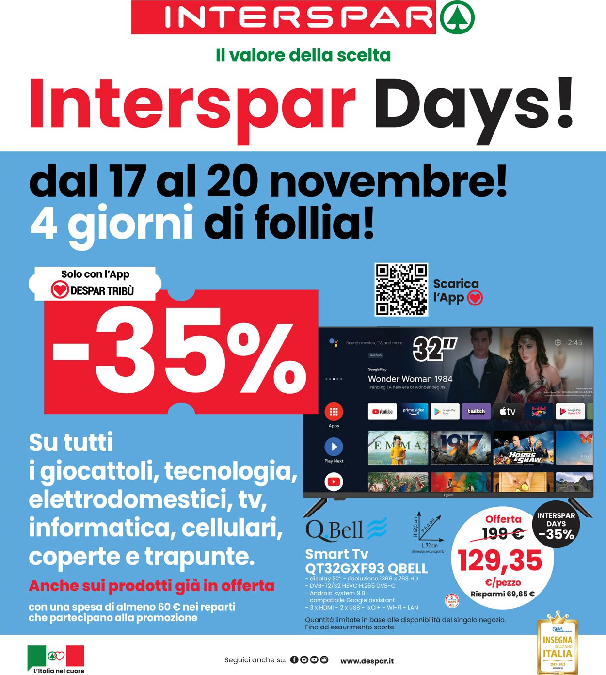 Volantino Interspar - Offerte 17/11-20/11/2022