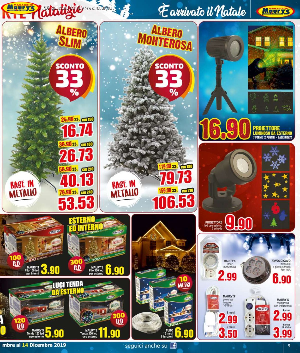 Volantino Maury'sIl volantino natalizio di - Offerte 30/11-14/12/2019 (Pagina 9)