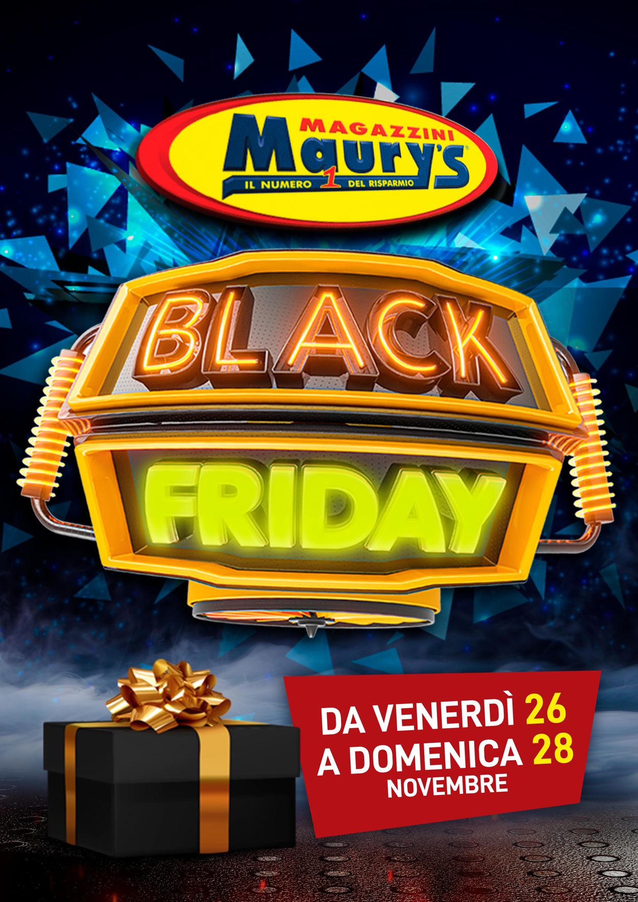 Volantino Maury's - BLACK FRIDAY 2021 - Offerte 26/11-28/11/2021