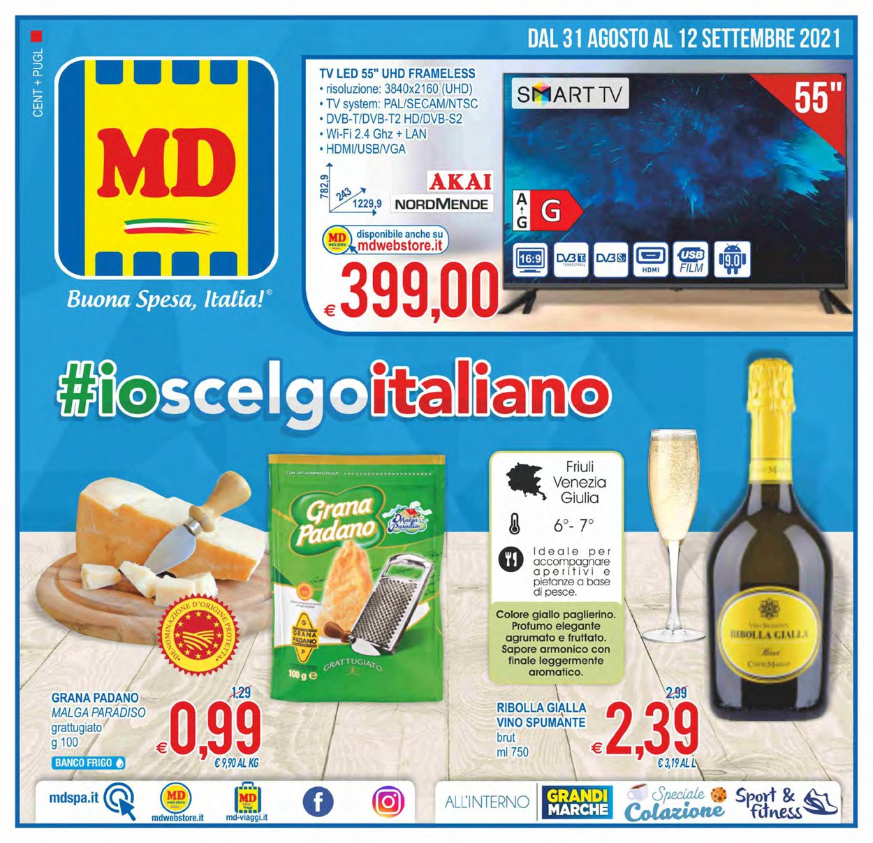 Volantino MD Discount - Offerte 31/08-12/09/2021