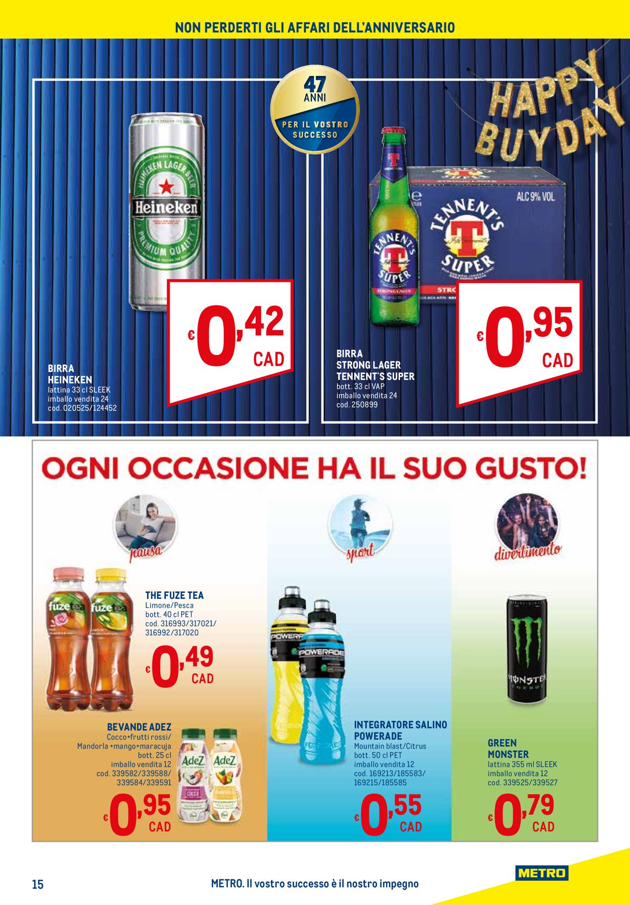 Volantino Metro - Offerte 29/08-11/09/2019 (Pagina 15)