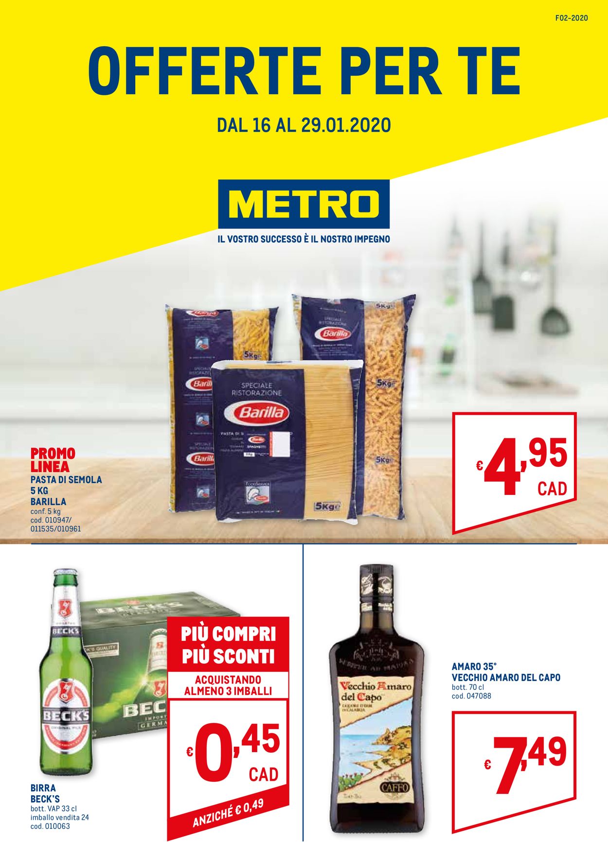 Volantino Metro - Offerte 16/01-29/01/2020