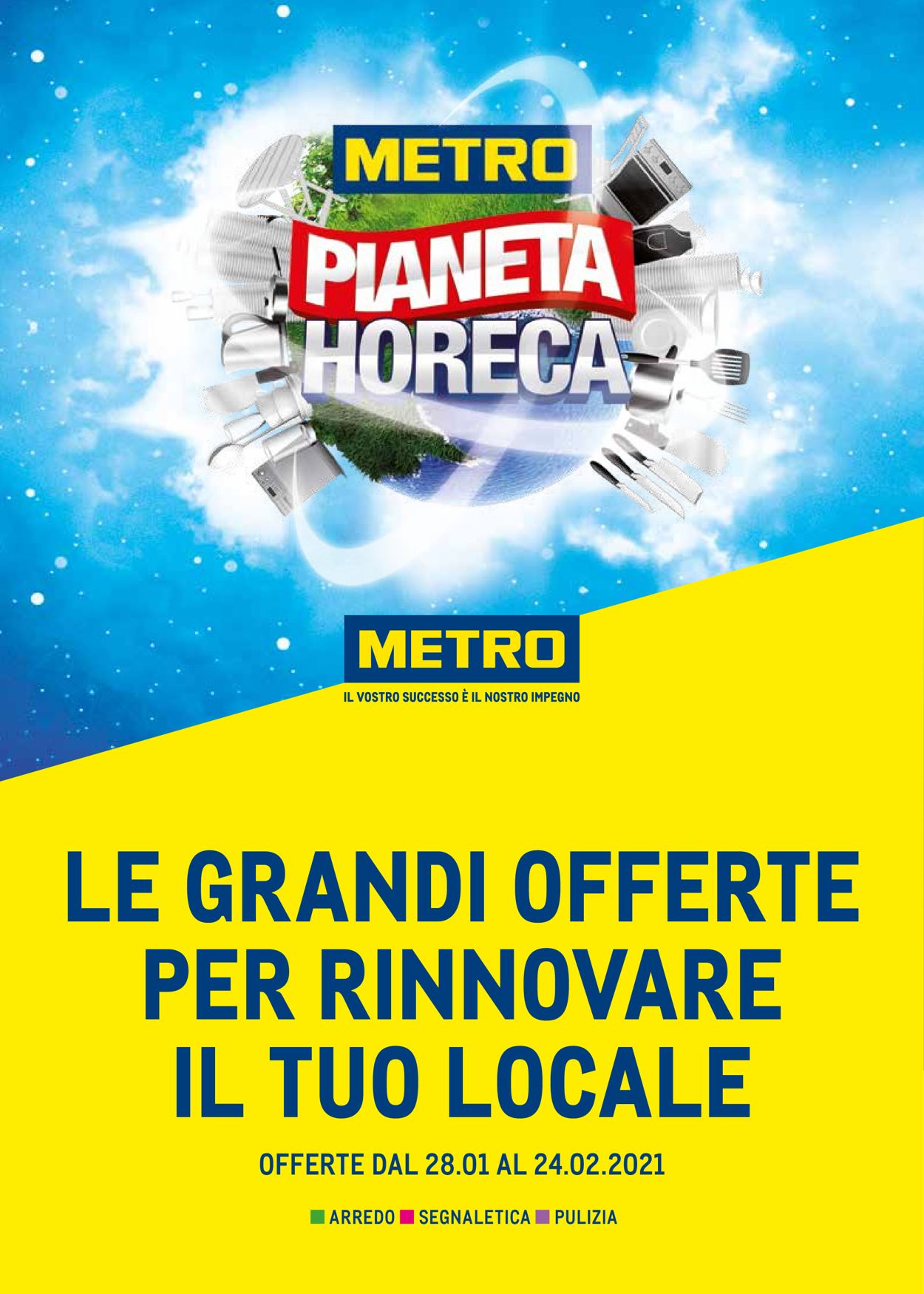 Volantino Metro - PIANETA HORECA 2021 - Offerte 28/01-24/02/2021
