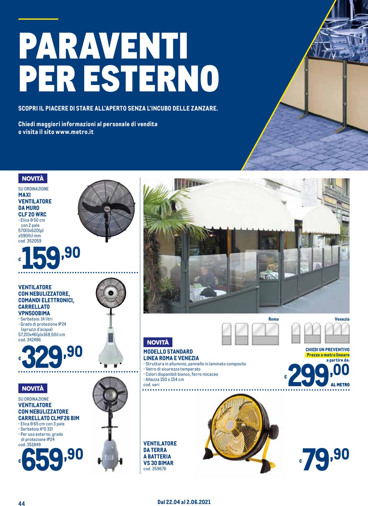 Volantino Metro - Offerte 22/04-02/06/2021 (Pagina 44)