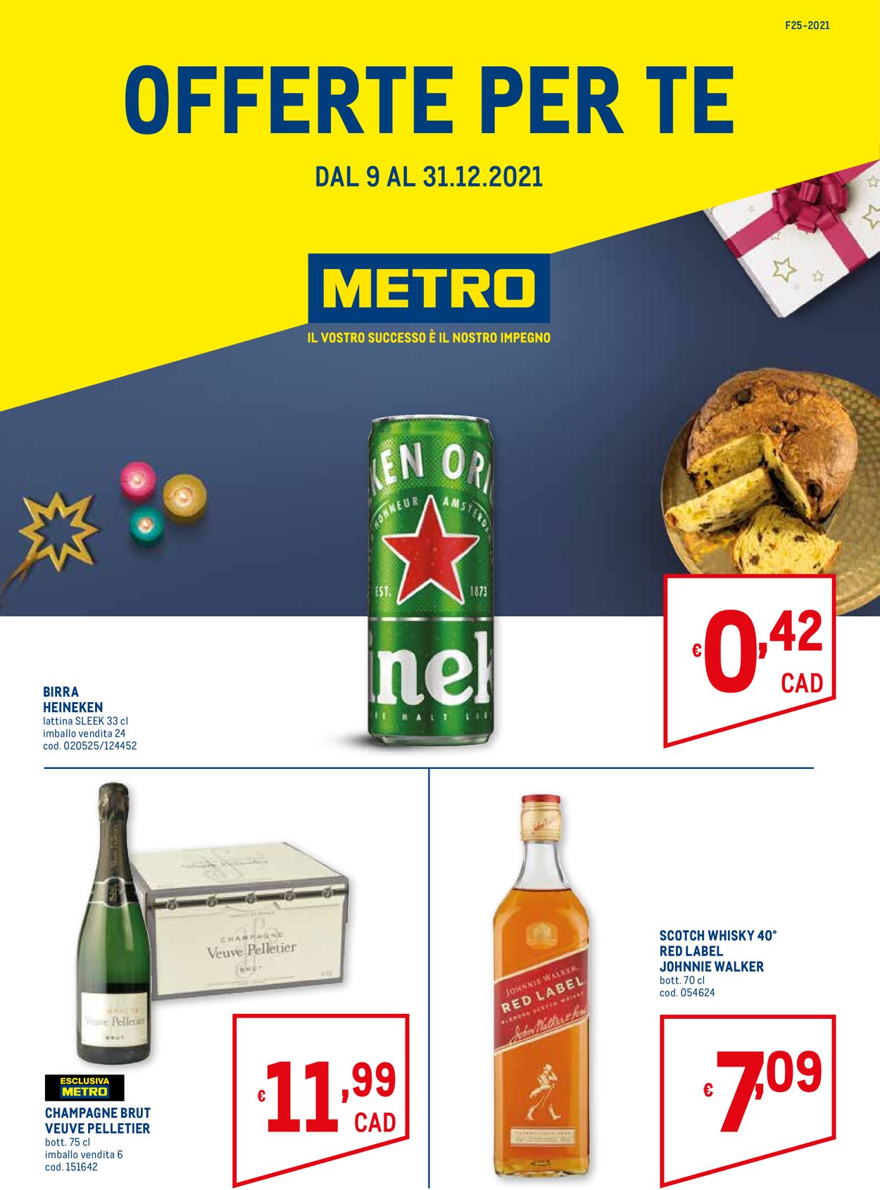 Volantino Metro - Natale 2021 - Offerte 09/12-31/12/2021