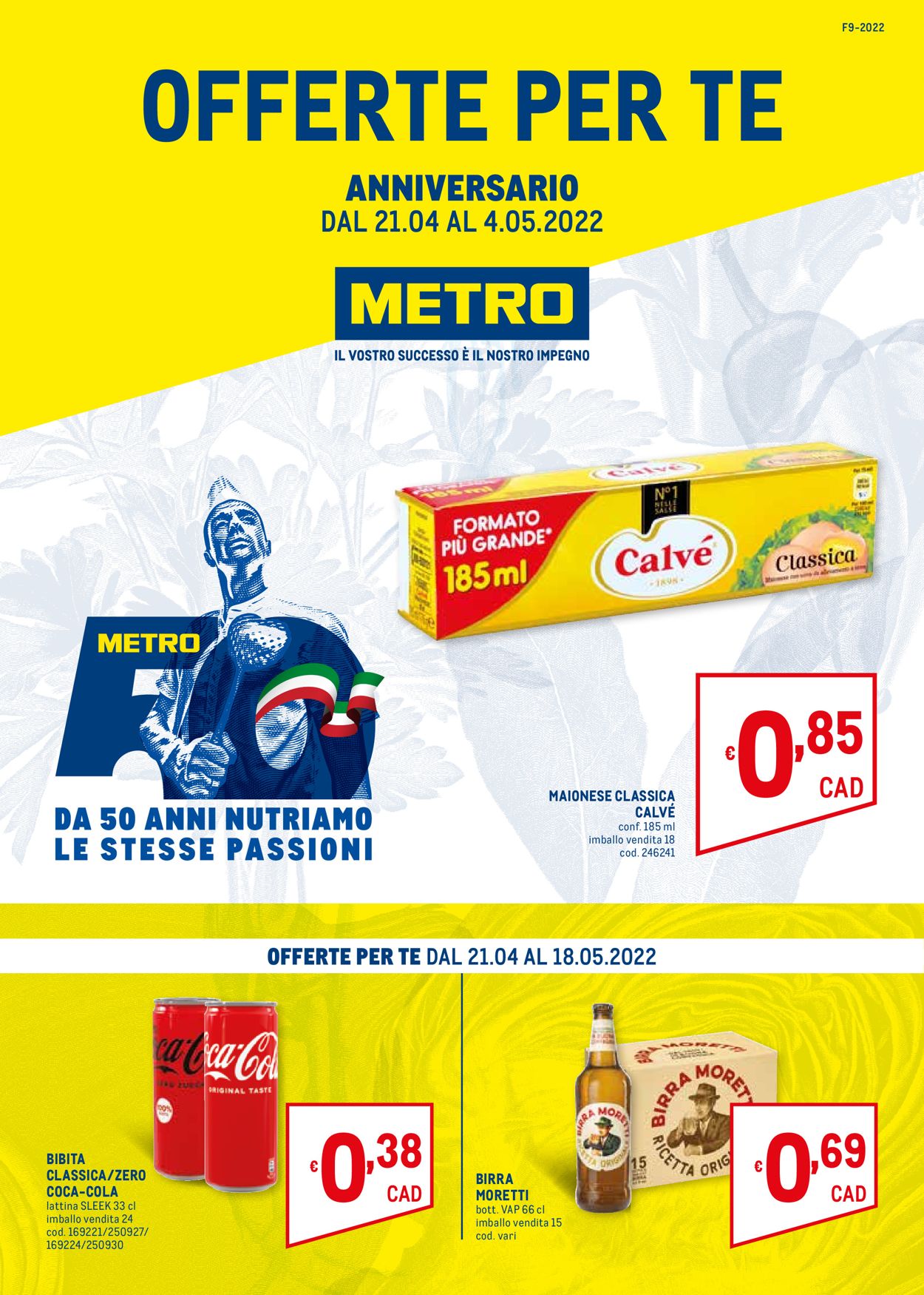 Volantino Metro - Offerte 21/04-04/05/2022