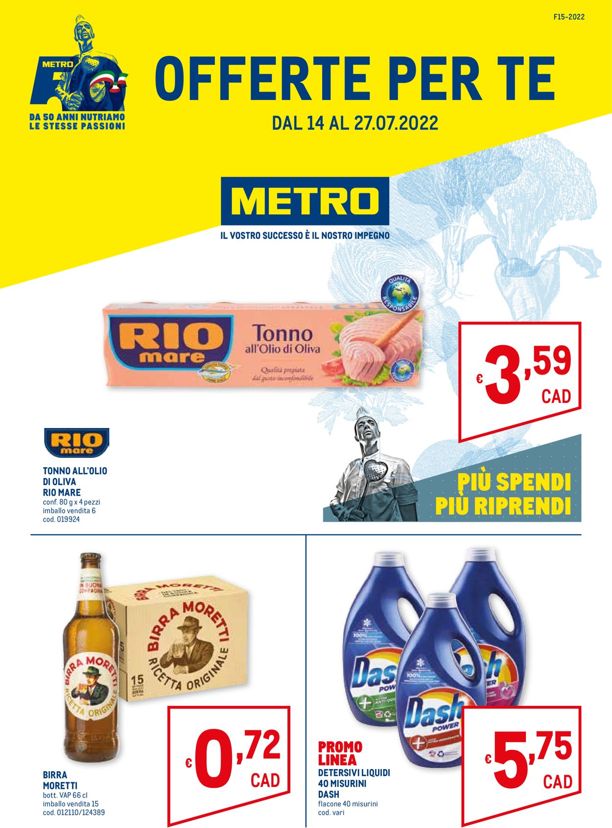 Volantino Metro - Offerte 14/07-27/07/2022