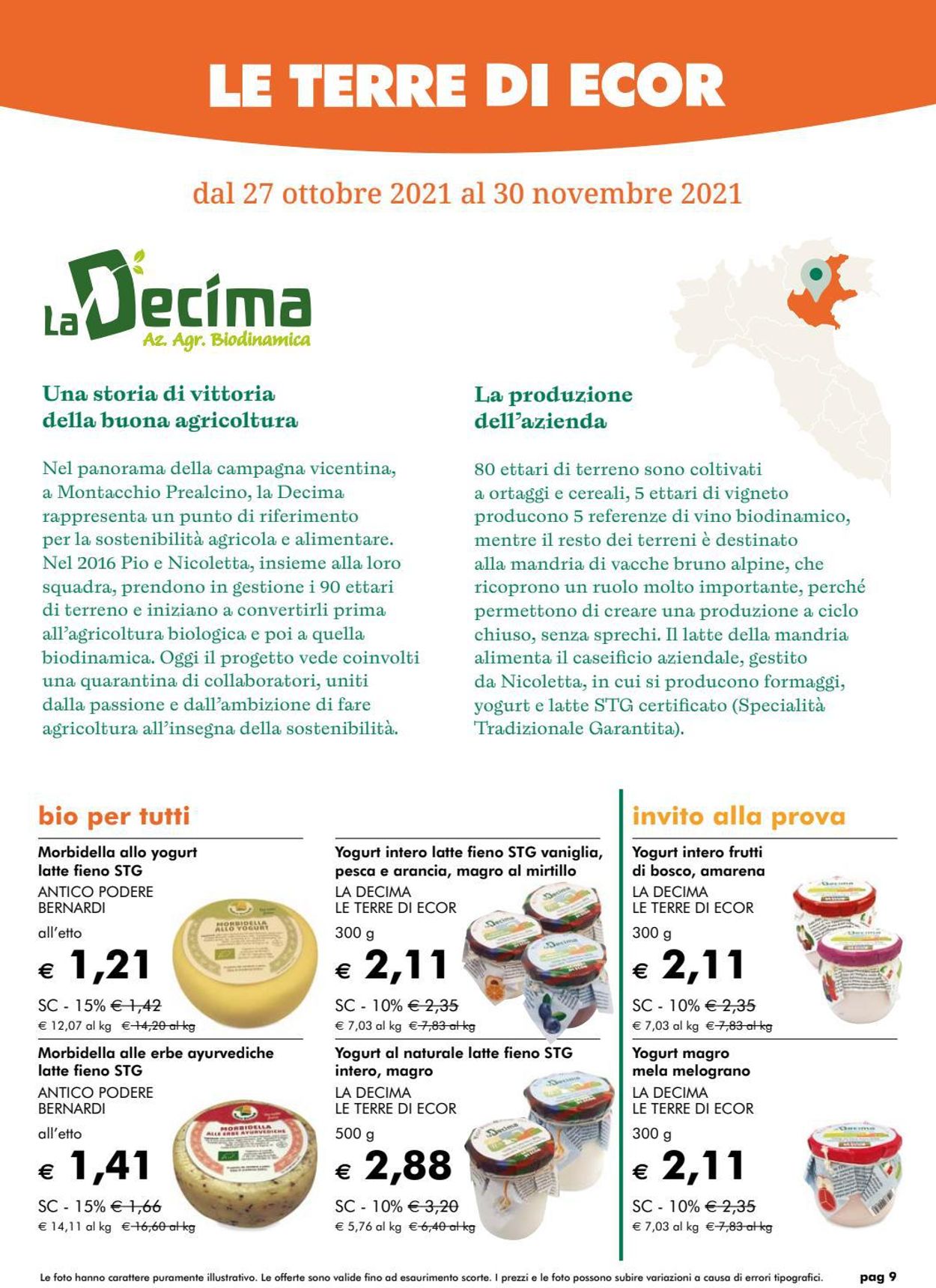 Volantino Natura Sì - Offerte 27/10-30/11/2021 (Pagina 9)