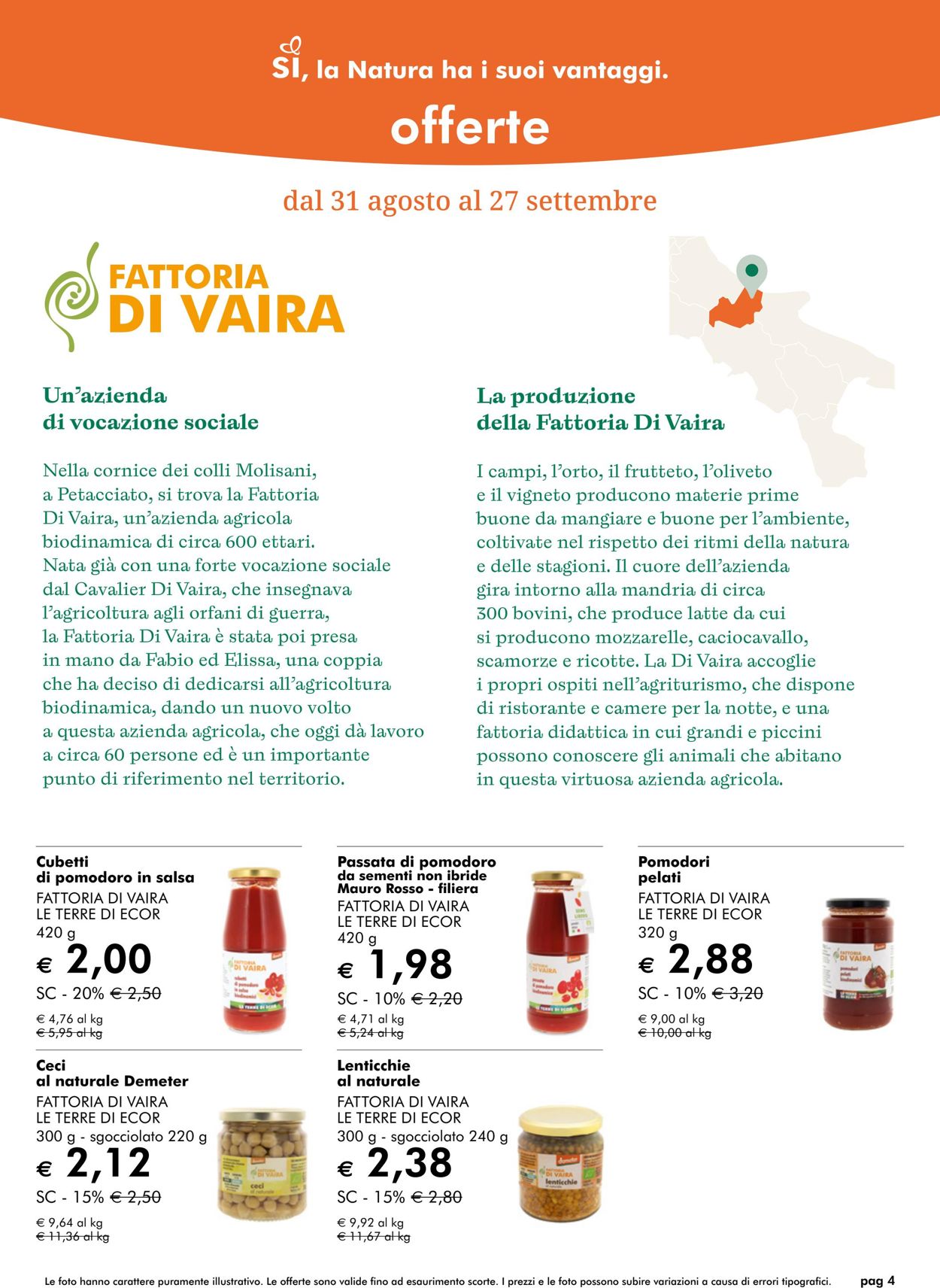 Volantino Natura Sì - Offerte 30/08-27/09/2022 (Pagina 4)