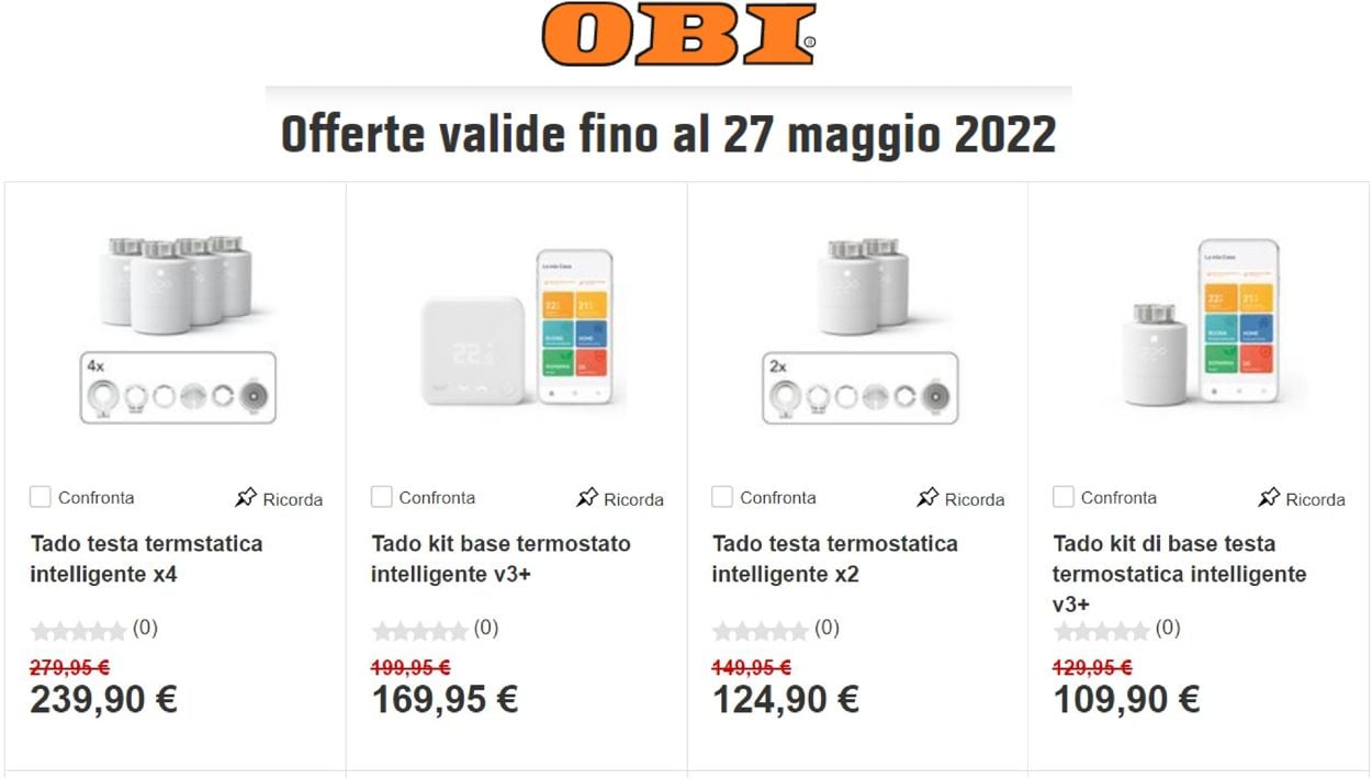 Volantino OBI - Offerte 05/05-27/05/2022