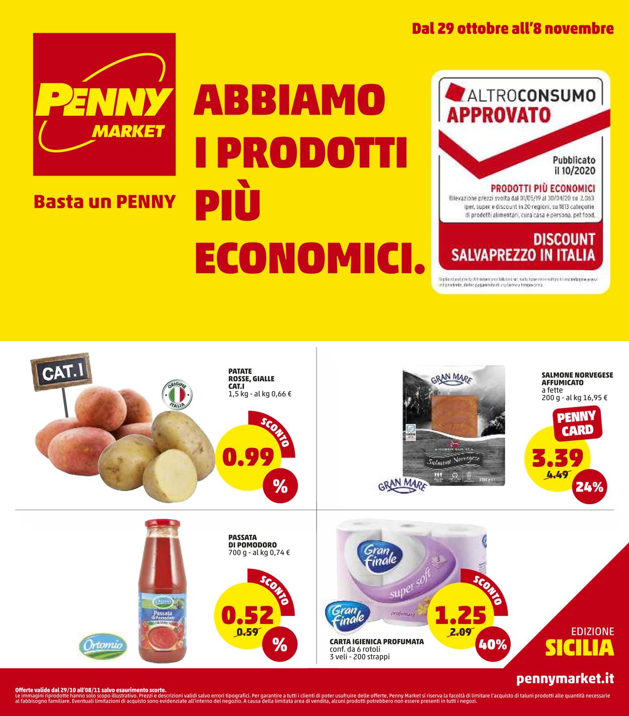 Volantino Penny Market - Offerte 29/10-08/11/2020