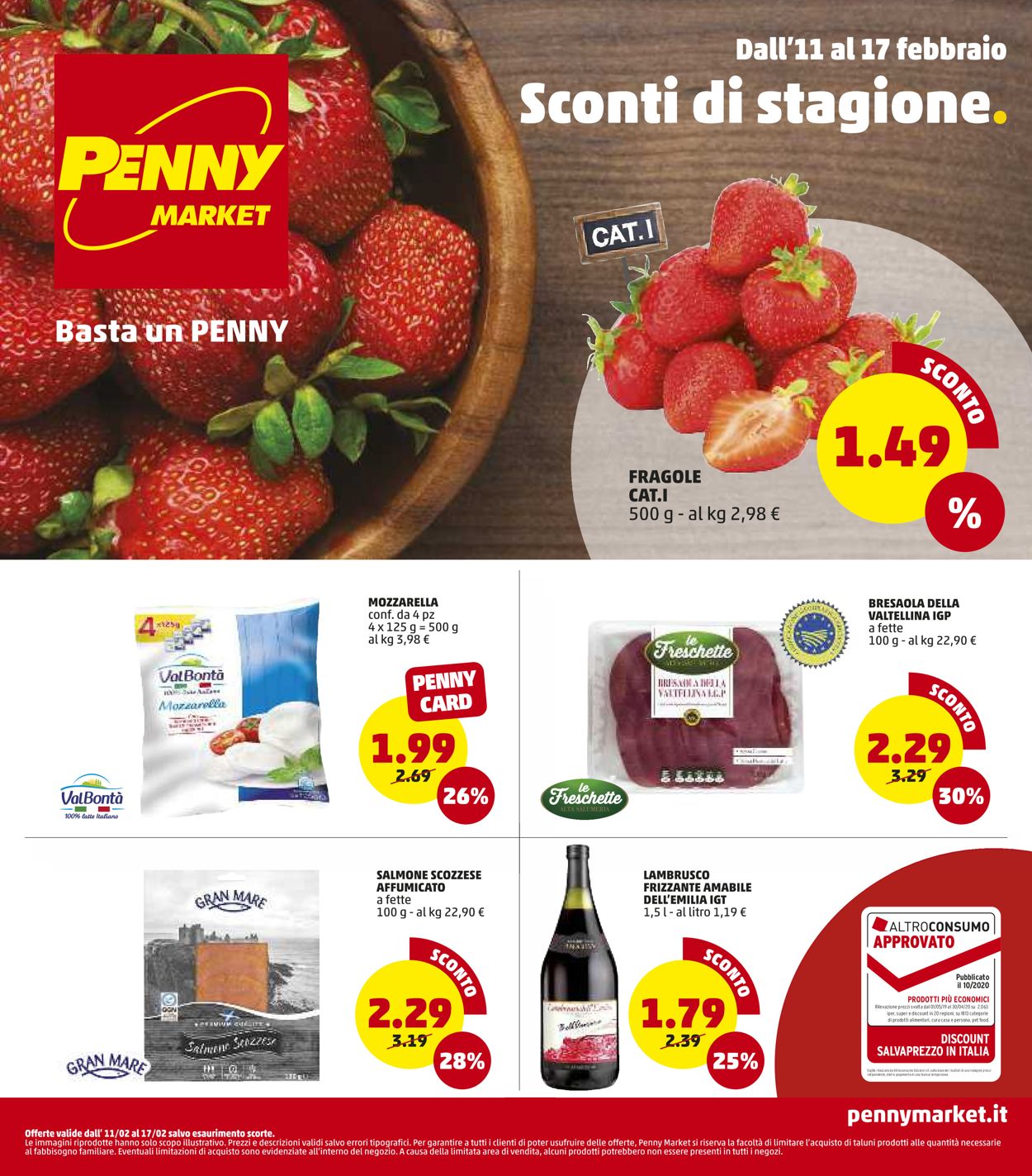 Volantino Penny Market - Offerte 11/02-17/02/2021