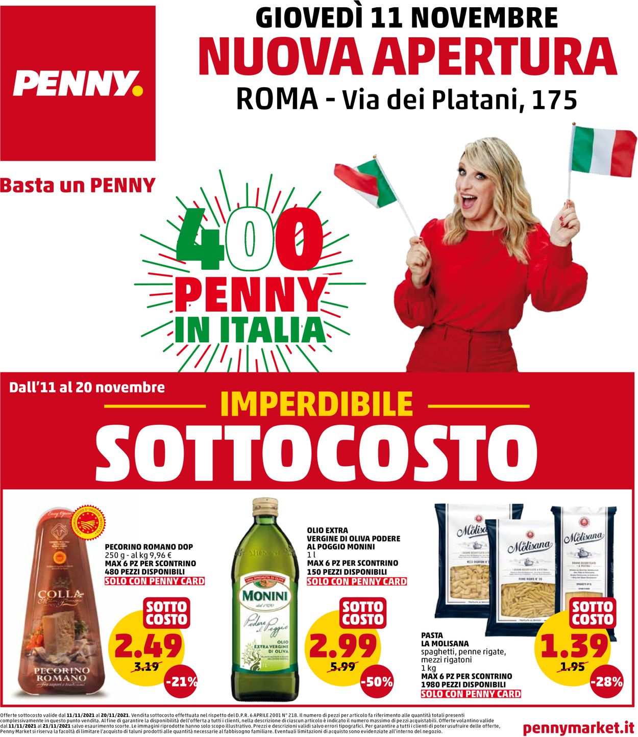Volantino Penny Market - Offerte 11/10-20/11/2021