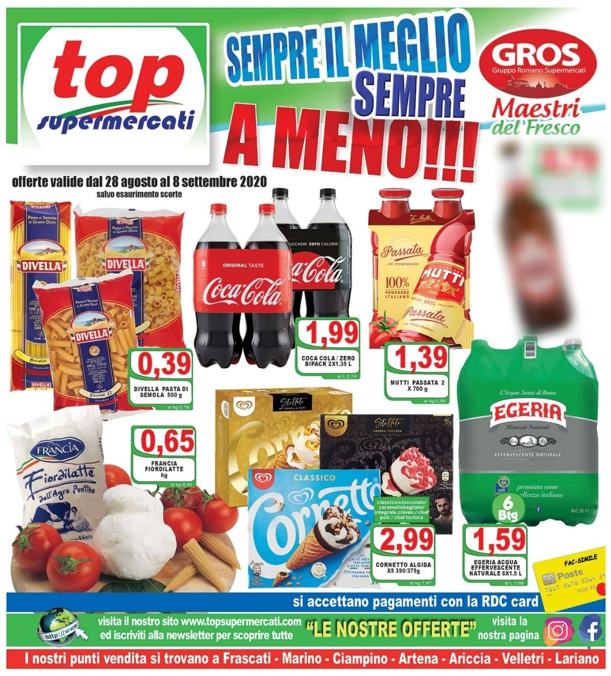 Volantino Top Supermercati - Offerte 28/08-08/09/2020