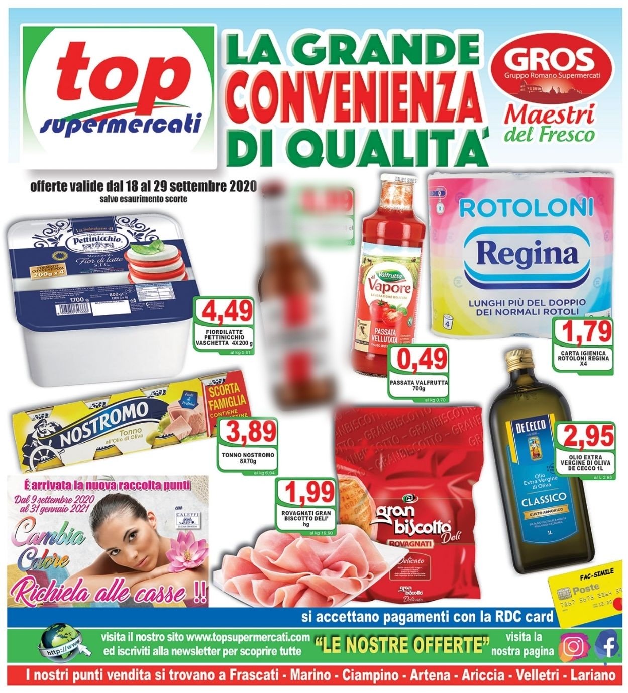 Volantino Top Supermercati - Offerte 18/09-29/09/2020