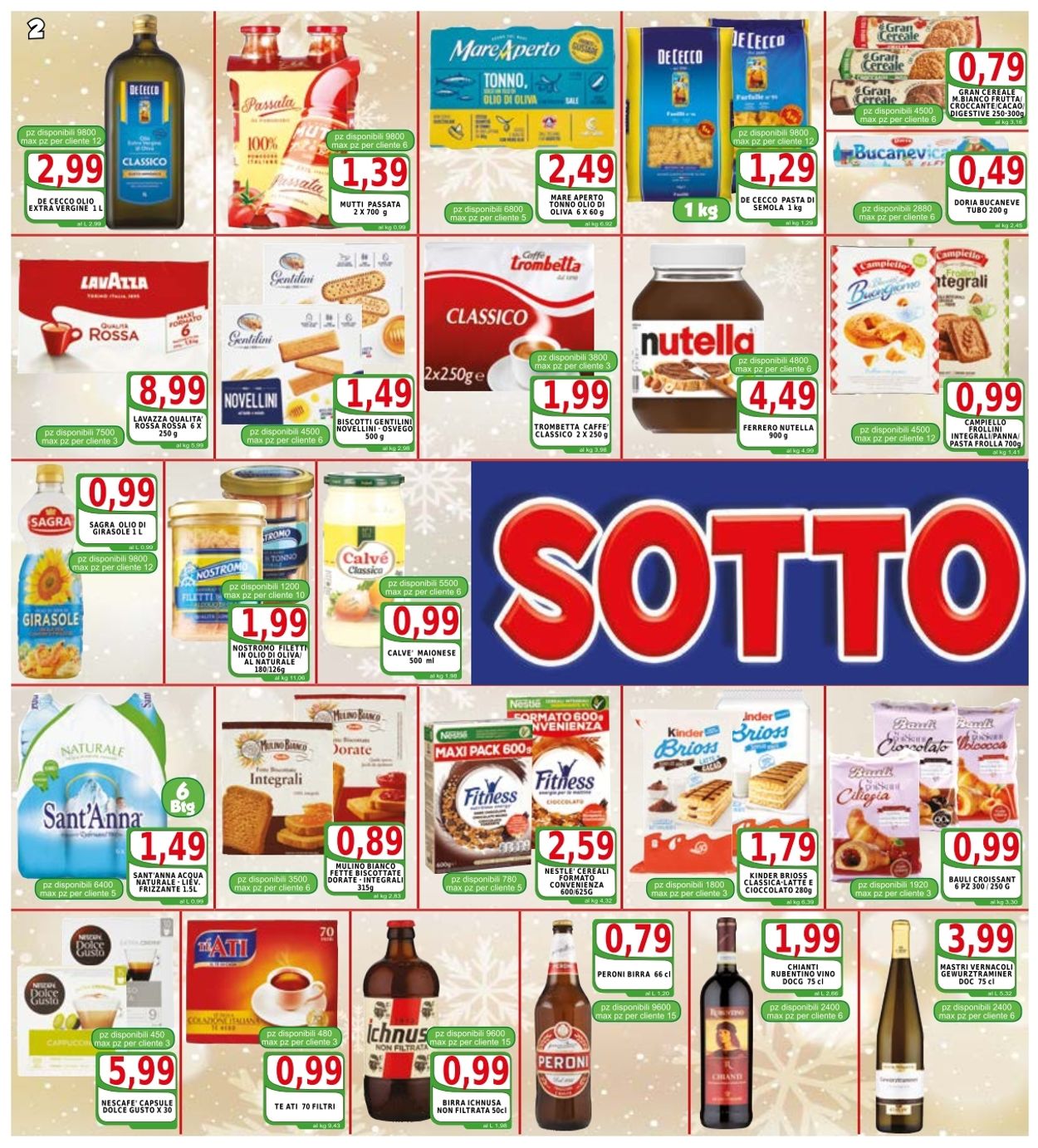 Volantino Top Supermercati - Natale 2020 - Offerte 03/12-12/12/2020 (Pagina 2)